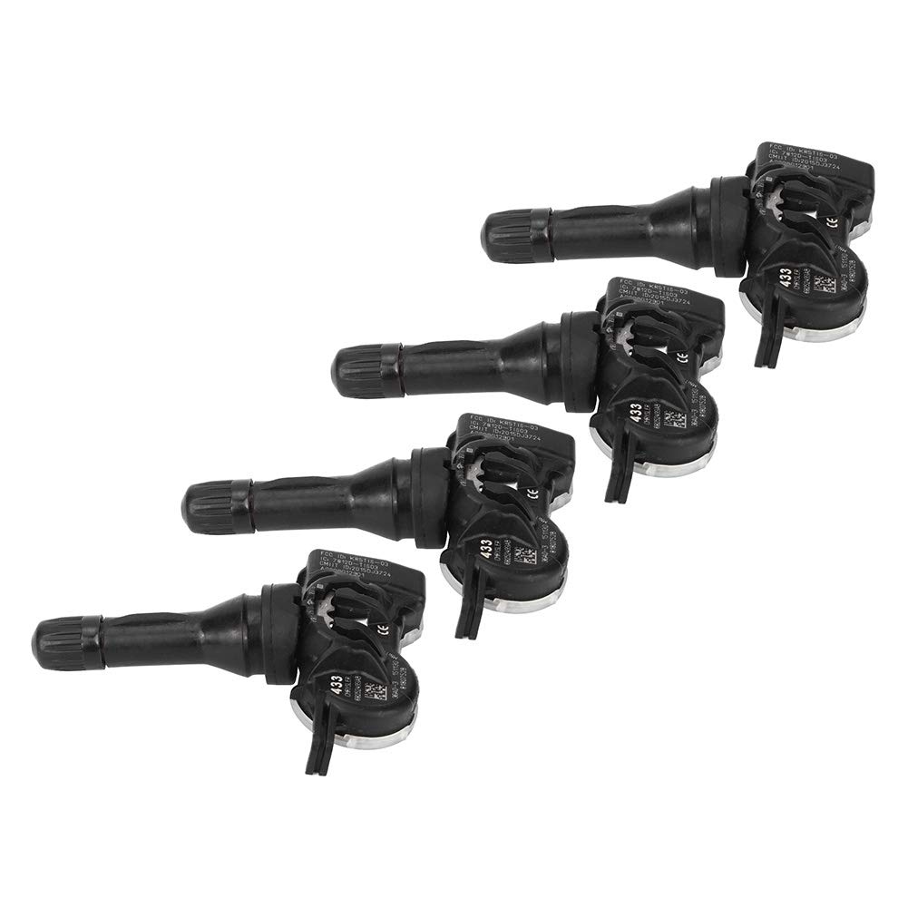 ARAMOX 4-Piece Tire Pressure Monitoring Sensor Kit - Compatible with Jeep Renegade OE# 68252493AB - Real-Time Alerts for Safe Driving on Highways & Off-Road Adventures