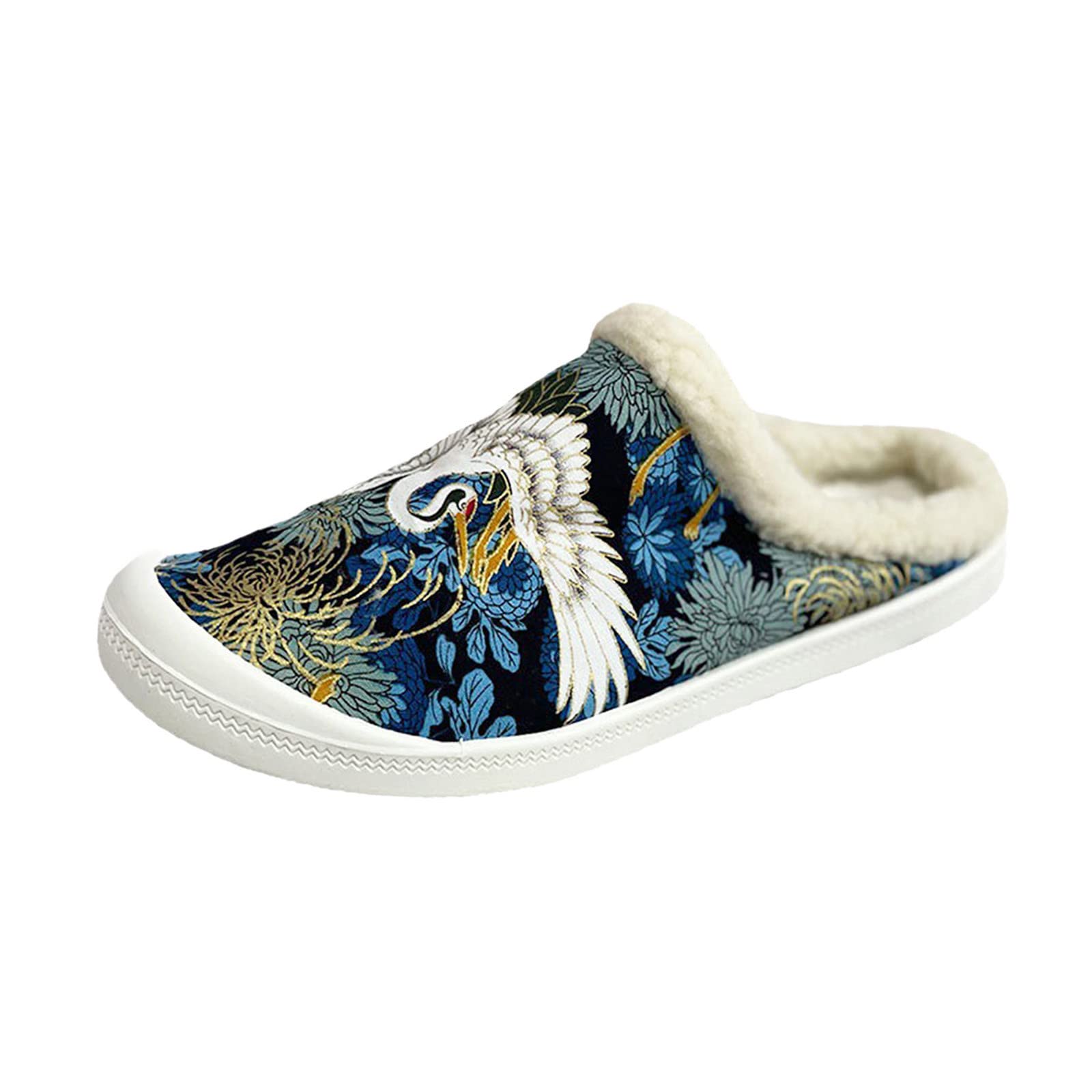 Women's Casual Sneakers - Velvet Loafers for Autumn & Winter, Soft Warm Slip-On Shoes with Vulcanized Sole, Comfortable Flat Canvas Shoes for Women - Perfect for Daily Wear, Office, Shopping & Travel