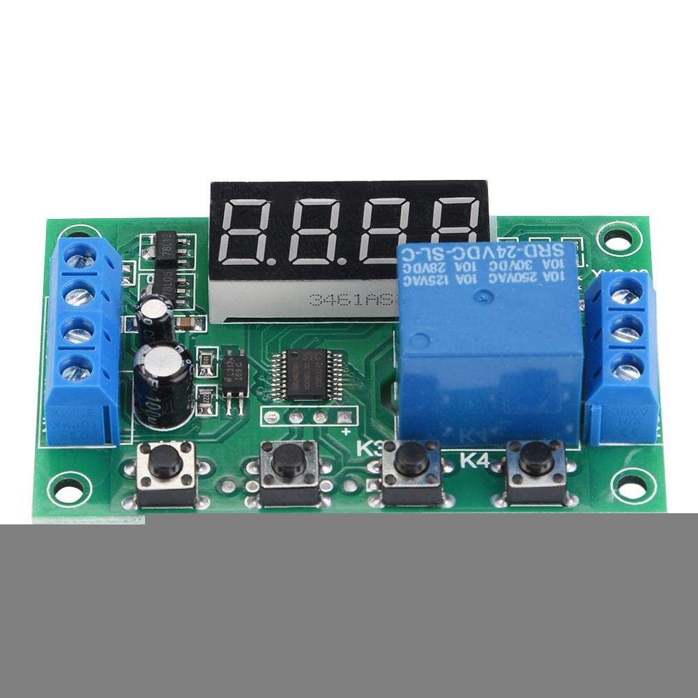 24V Timer Relay YYC-2S - Adjustable Automation Control Switch Module with LED Display for Solenoid Valves, Motors, Light Strips | Industrial Automation, HVAC Systems, Electrical Control Panels