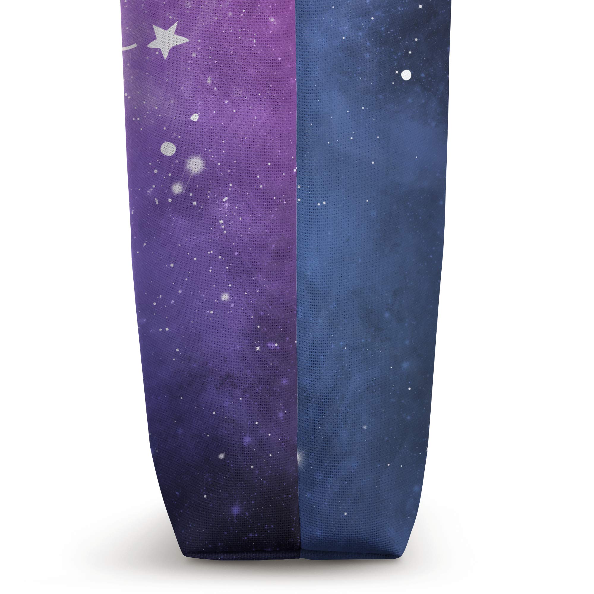 Stylish Gemini Constellation Tote Bag - Zodiac Inspired Cotton Canvas Shoulder Bag for Women - Perfect for Beach, Shopping & Everyday Use