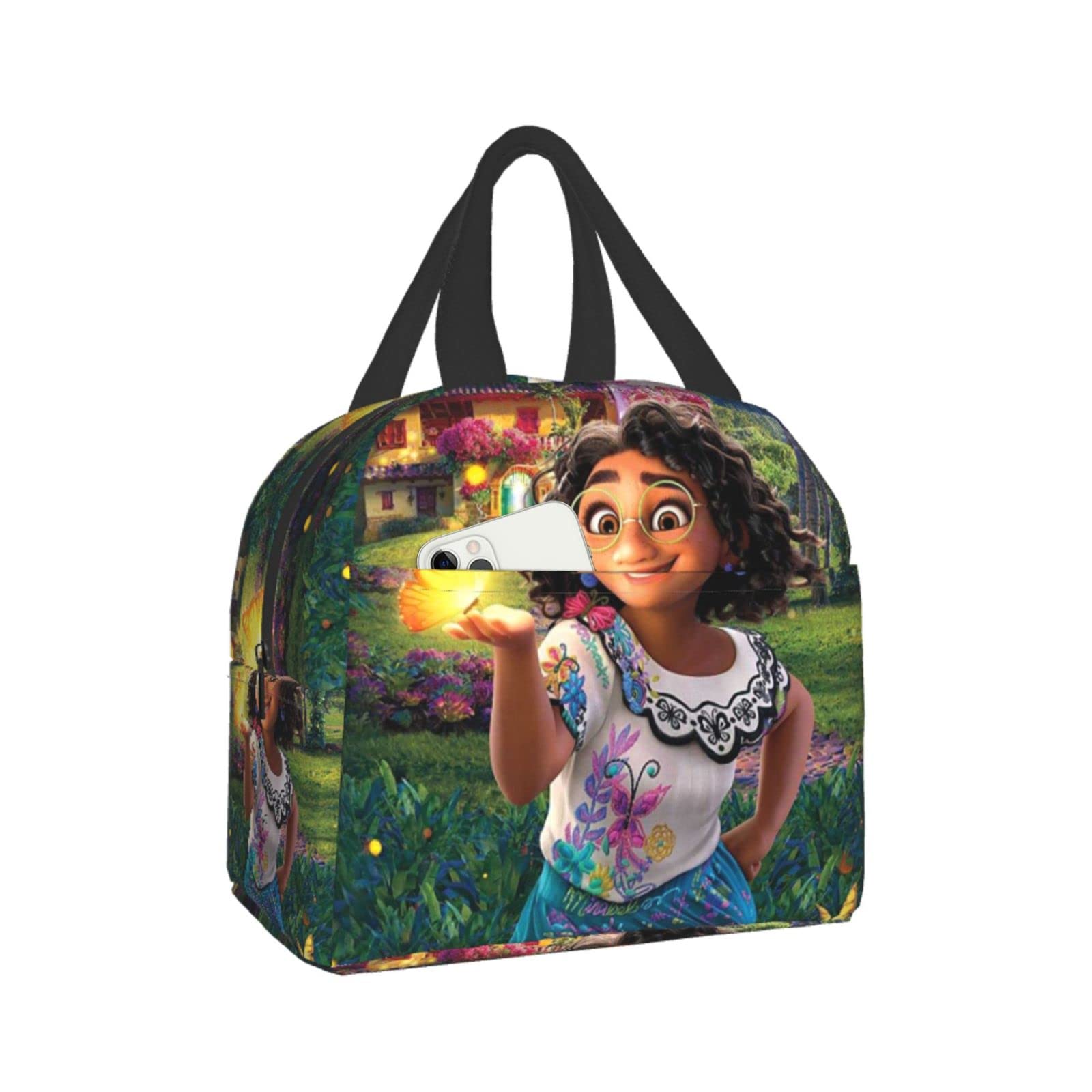 Cute Cartoon Lunch Box & Travel Bag - Reusable Waterproof Lunch Tote for Women & Girls - Perfect for School, Work, Picnics & Outdoor Activities