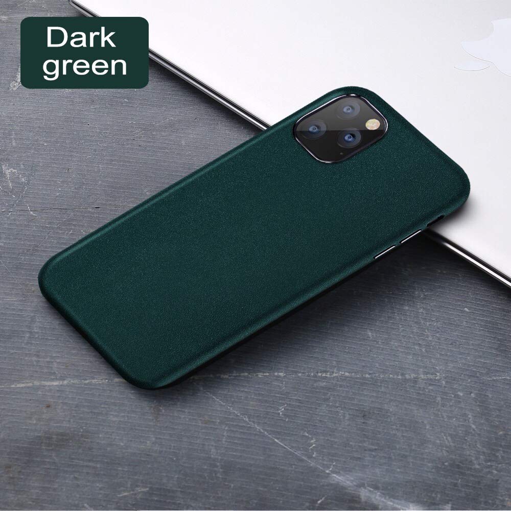 Premium Ultra Thin Fit Genuine Leather Protective iPhone Case for iPhone 11 Pro (5.8