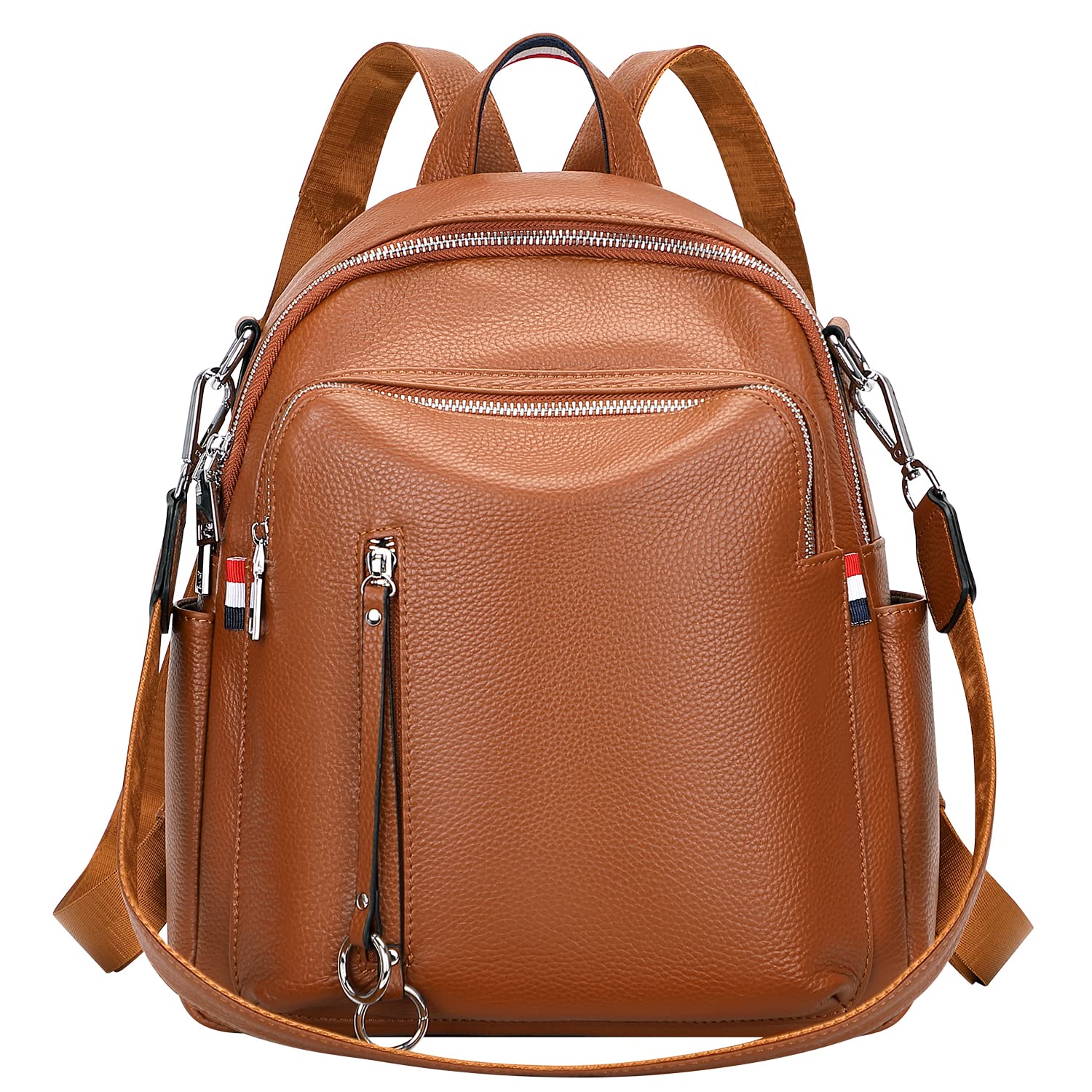 ALTOSY Genuine Leather Backpack Purse for Women - Stylish Shoulder Bag & Casual Daypack - Medium Size - Perfect for Work, Travel & Everyday Use