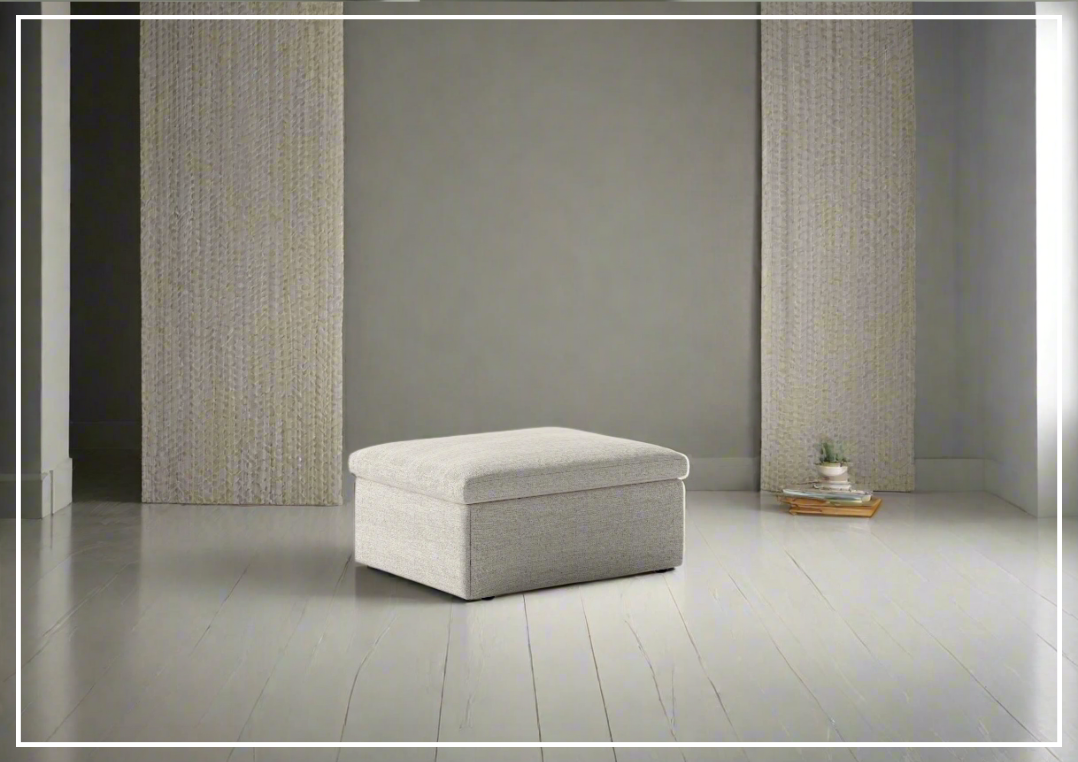 Luonto Otto Cot Size Sleeper Ottoman with Storage Drawer - Convertible Daybed for Guest Room, Nursery & Small Space Living - Perfect for Apartments, Dorms & Home Offices