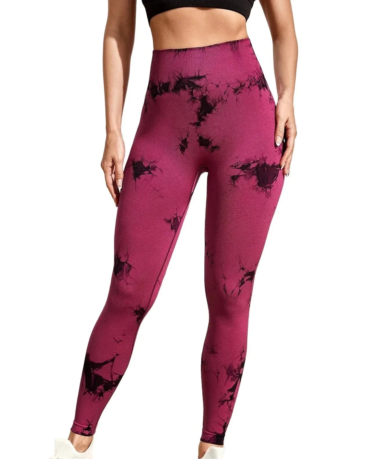 2023 Seamless Tie Dye Leggings for Women - Sexy High Waist Yoga Pants, Gym Workout Leggings with Push Up Effect | Perfect for Fitness, Running & Lounge Wear