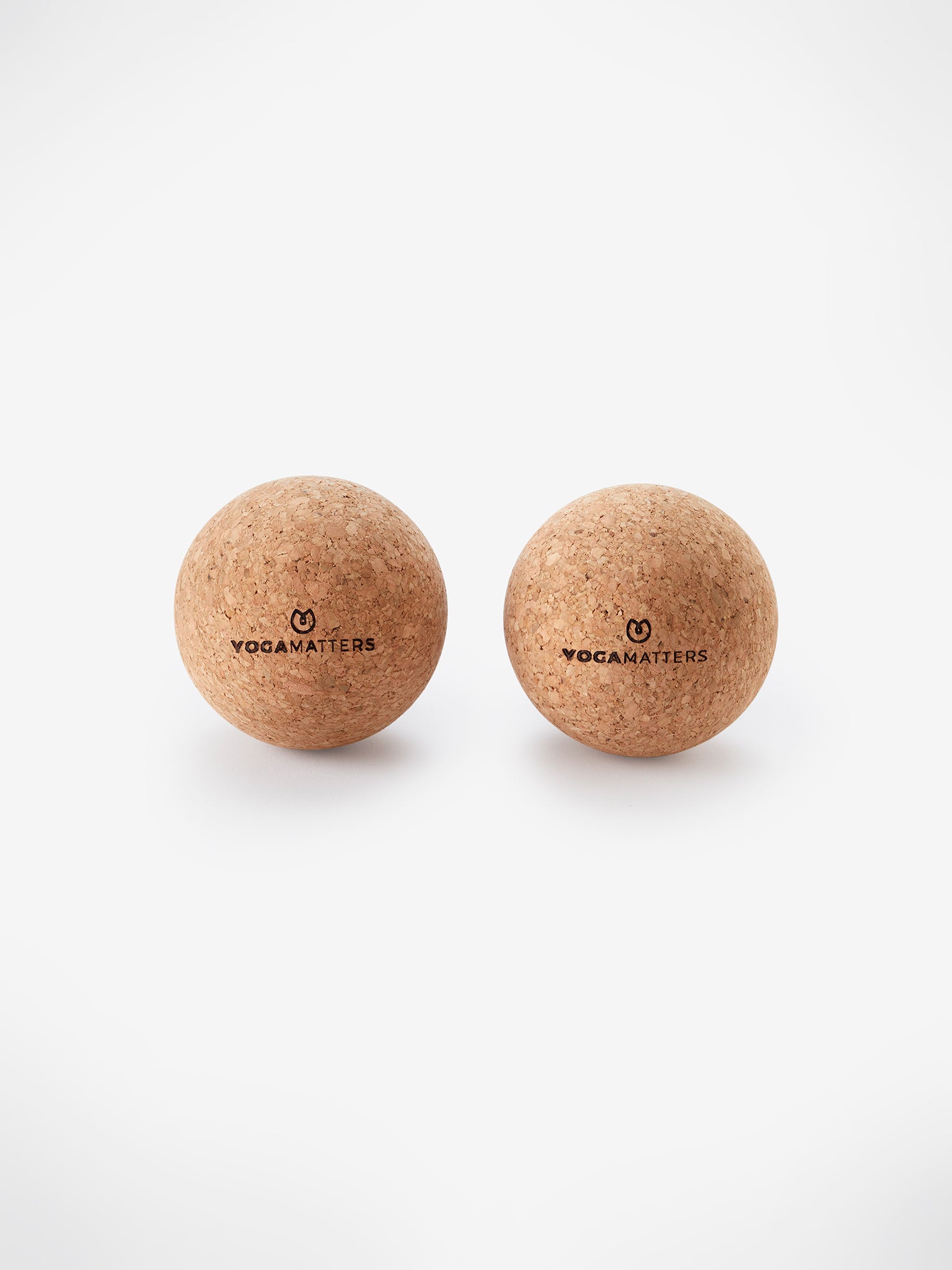 Yogamatters Cork Massage Ball Set for Myofascial Release & Muscle Recovery - Perfect for Yoga, Pilates & Post-Workout Therapy