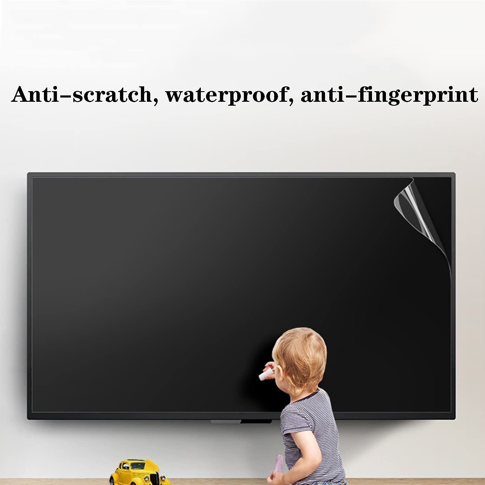 46 Inch HD Clear TV Screen Protector - Anti-Glare & Easy Installation for Monitors (1017X570mm) | Reduces Eye Strain & Enhances Viewing Experience for Home Theater & Office Use