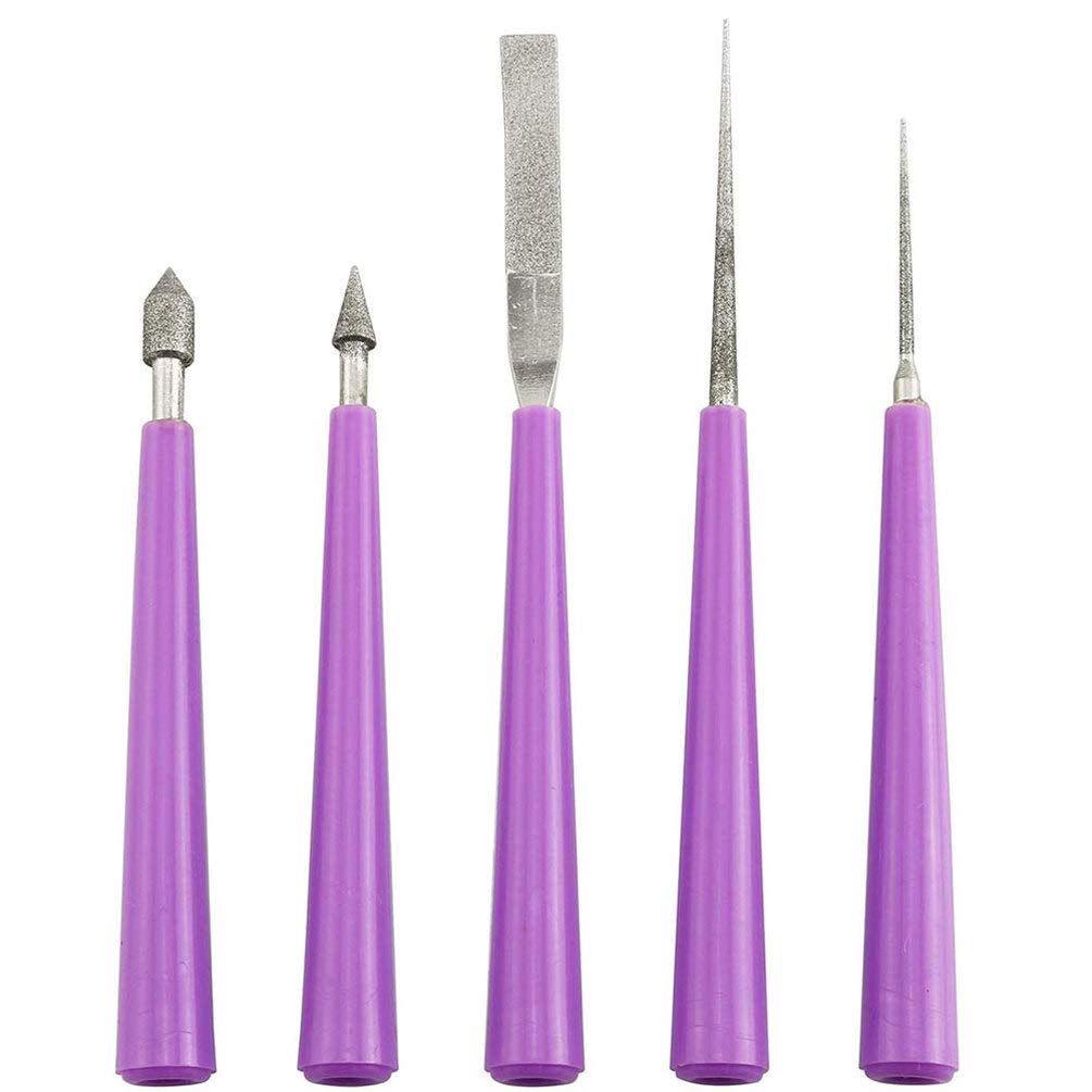 iplusmile 5pcs Diamond Bead Reamer Set - Jewelry & Craft Tool Kit
