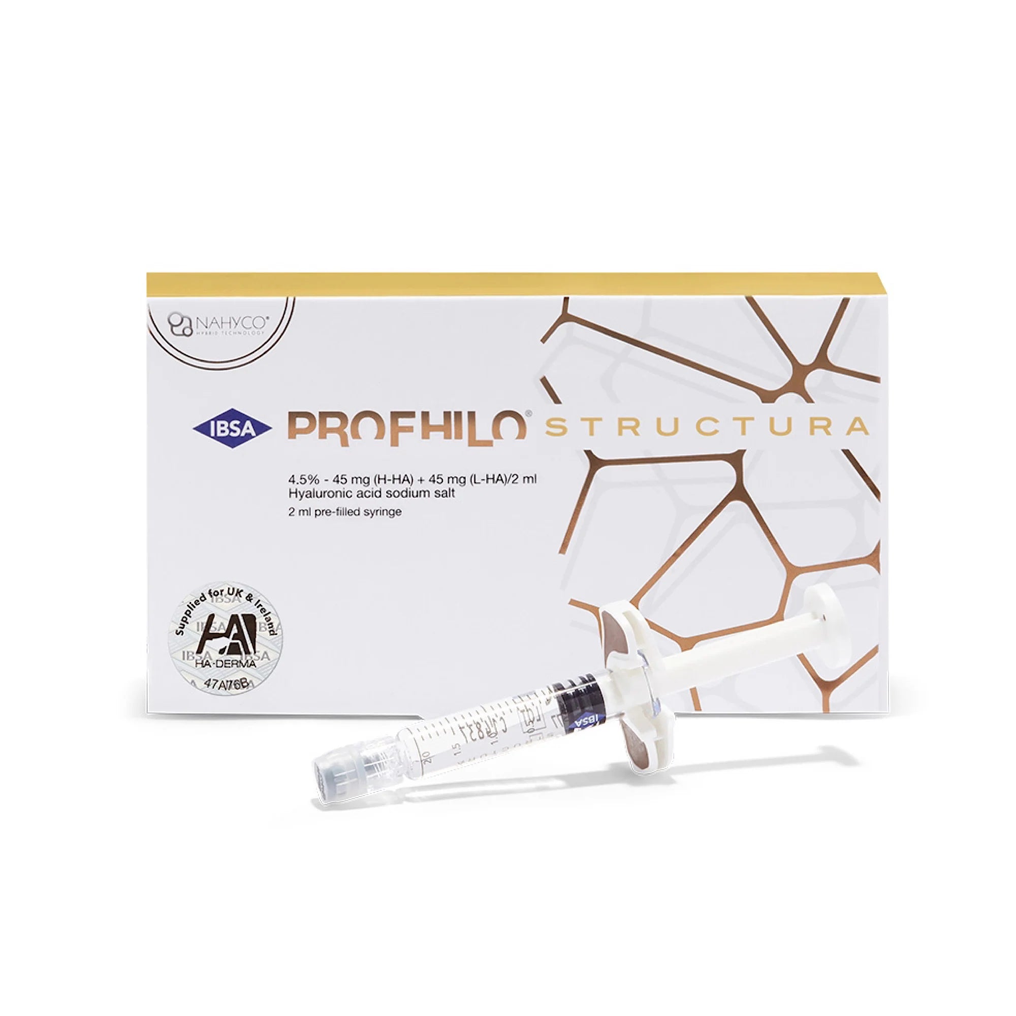 NAHYCOÂ® IBSA Profhilo Structura - Professional Anti-Aging Skin Booster for Wrinkles & Hydration | Perfect for Facial Rejuvenation & Skin Tightening at Home or Spa