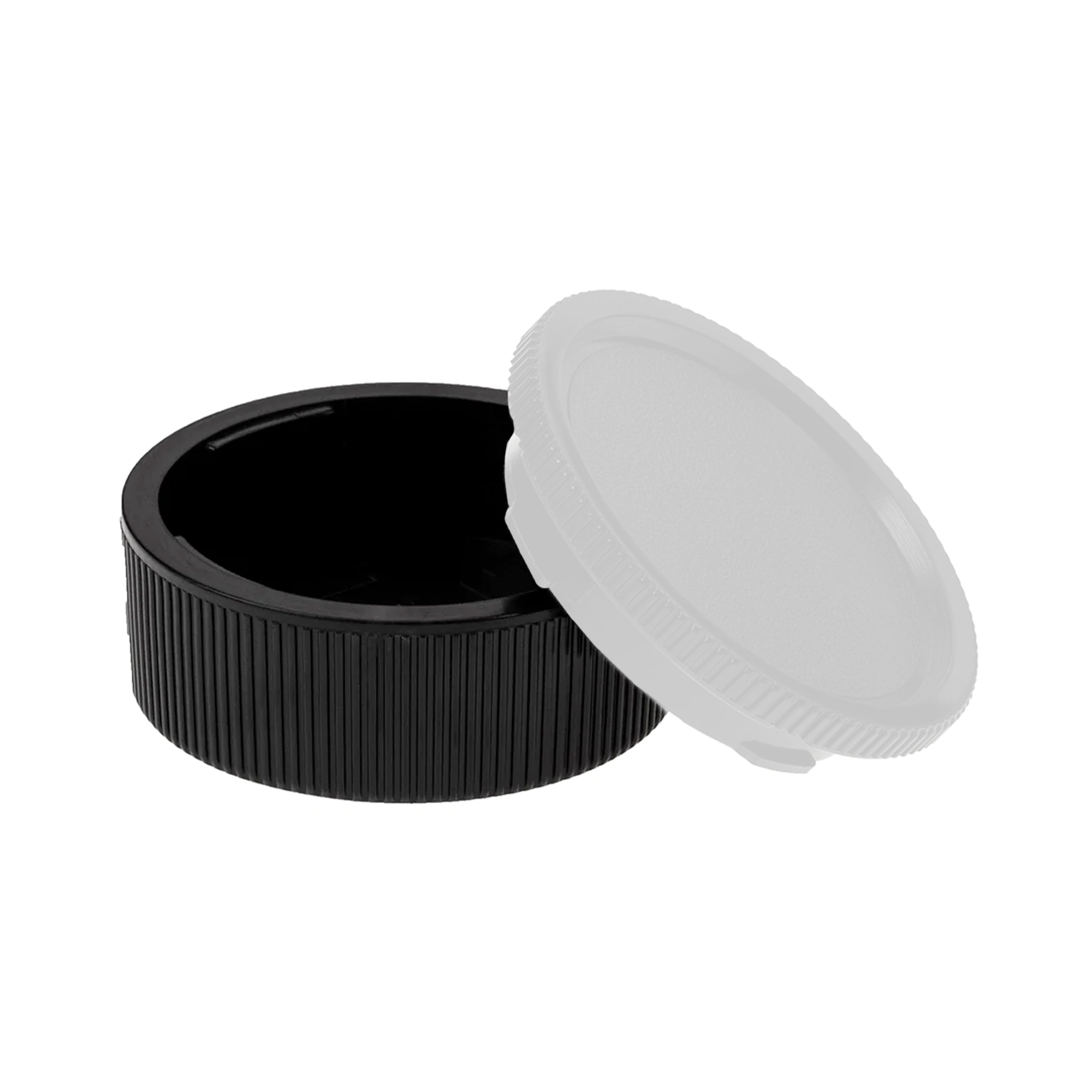 Fotodiox Leica M Rangefinder Rear Lens Cap - Black Replacement Cover for Leica M Mount Cameras | Perfect for Lens Protection & Storage
