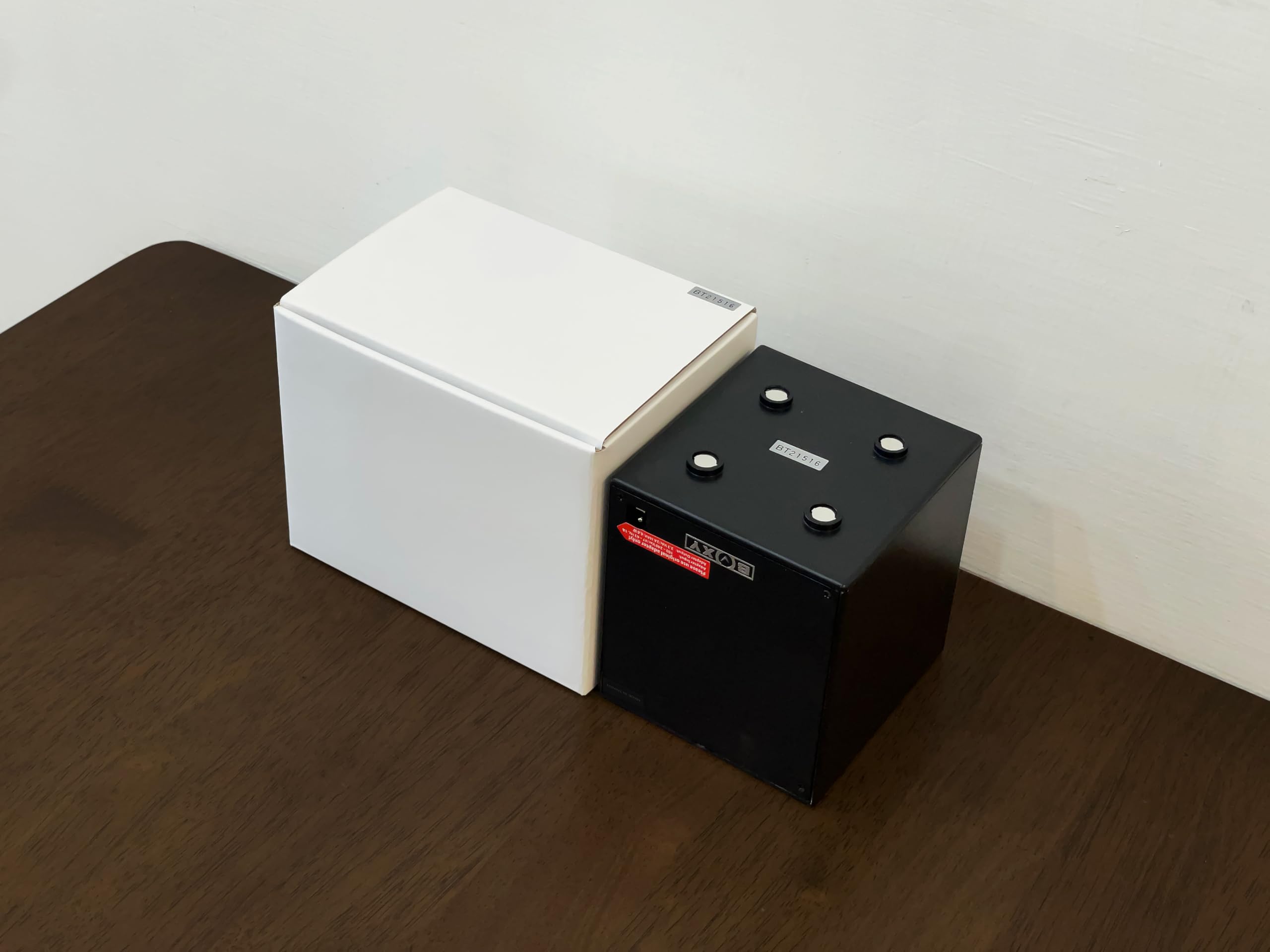 Premium Boxy Watch Winder BWS Brick - Automatic Power Sharing, Stackable Design with AC Adapter - Perfect for Luxury Watch Storage & Display in Home/Office