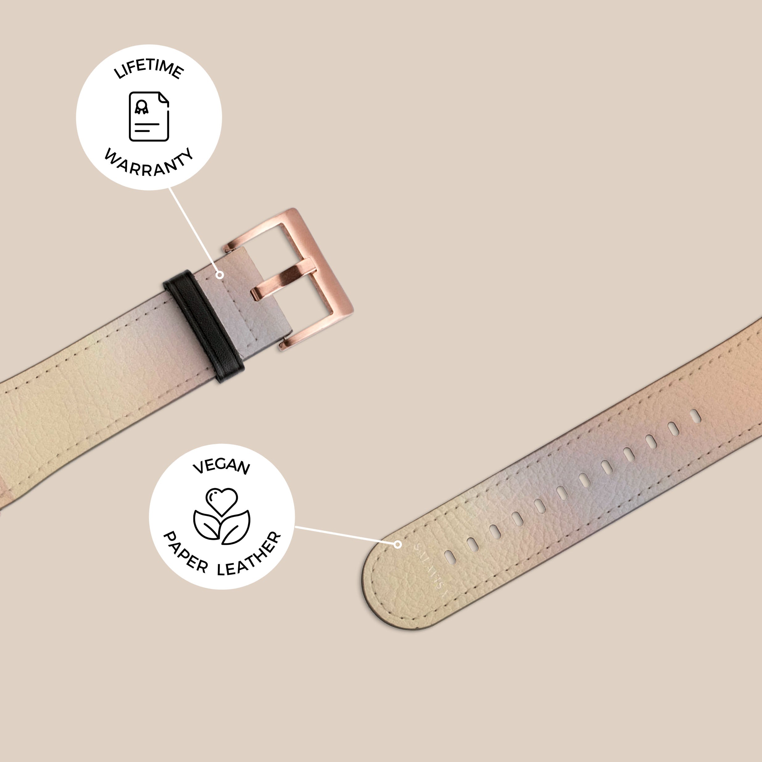 Premium Peach Glow Galaxy Watch Band - Soft Silicone Strap for Samsung Galaxy Watch 4/5/6, Classic & Active 2 - Stylish & Comfortable for Workouts, Running & Everyday Wear
