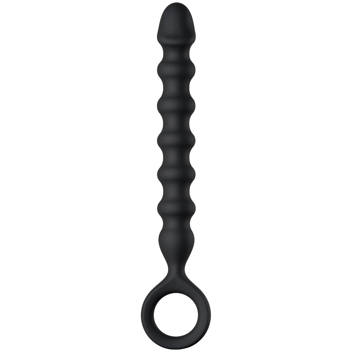 Obaie Solid Silicone Anal Beads - 11.4 Inch Length, 1.26 Inch Diameter - Anal Plug Sex Toy for Men & Women - Geisha Balls Adult Toy - Perfect for Couples Play, Solo Exploration and BDSM Scenes