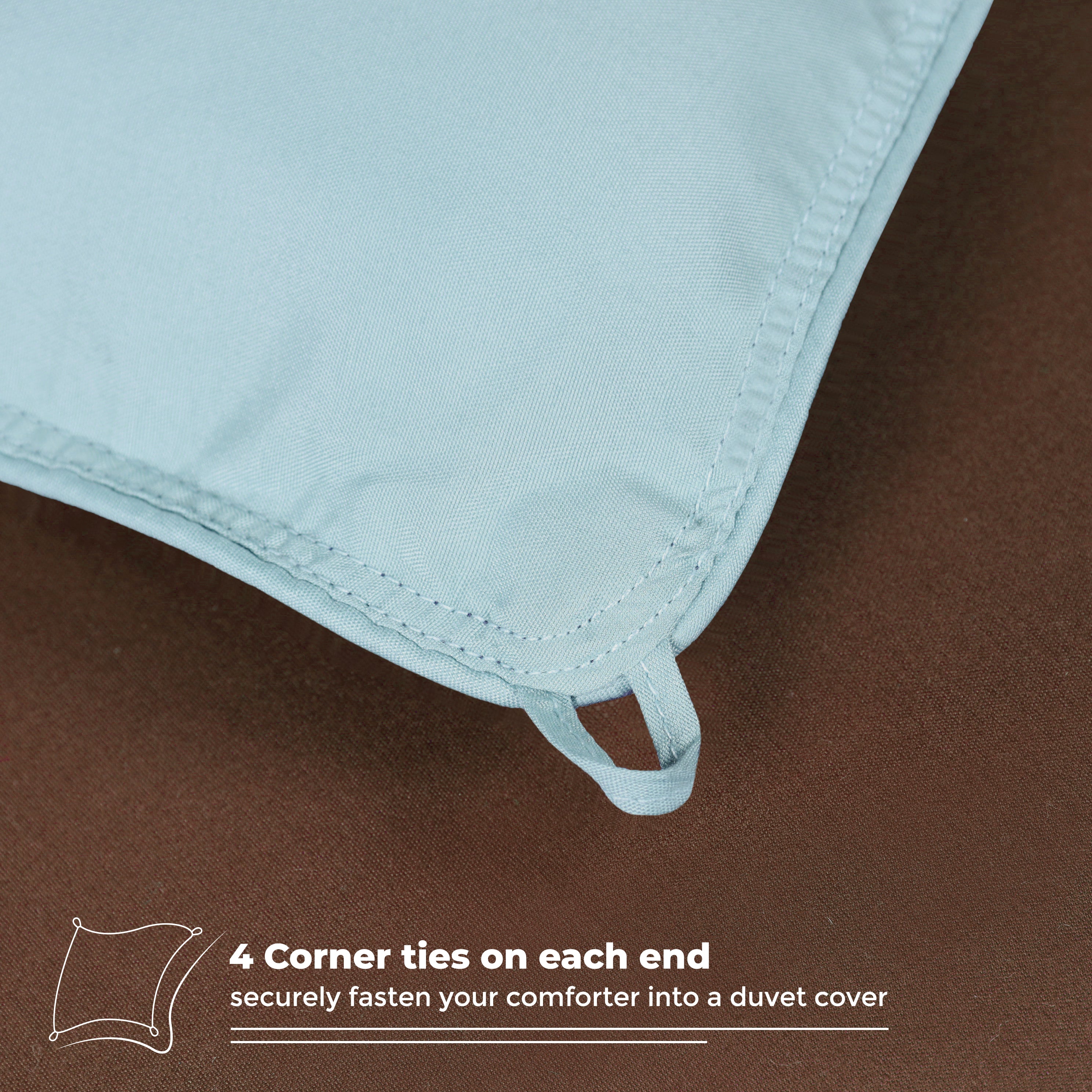 Luxury Brushed Microfiber Reversible Comforter Set - Ultra Soft Bedding for All Seasons - Perfect for Master Bedroom, Guest Room & Dormitory