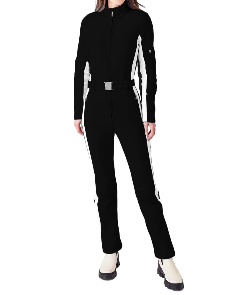 Aurgelmir Women's Winter Ski Suit - Insulated One-Piece Snowsuit for Skiing, Snowboarding & Outdoor Winter Sports - Waterproof Thermal Coverall Jumpsuit with Jacket & Pants    (Perfect for skiing, snowboarding, snowmobiling, winter hiking, and cold weather outdoor activities)