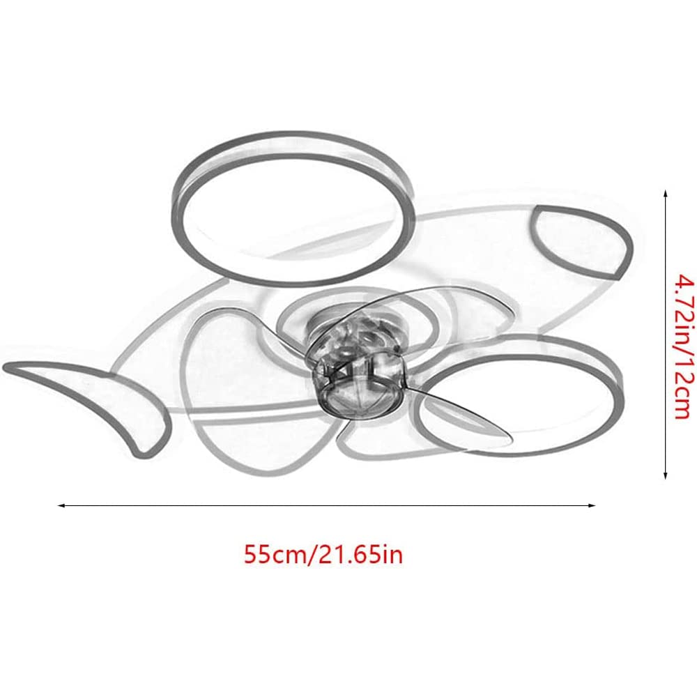 Kids Ceiling Fan with Light & Remote Control - Dimmable LED Fan Light, 3 Color Temperatures & 3 Speed Settings - Perfect for Children's Bedroom, Nursery, Playroom & Living Room