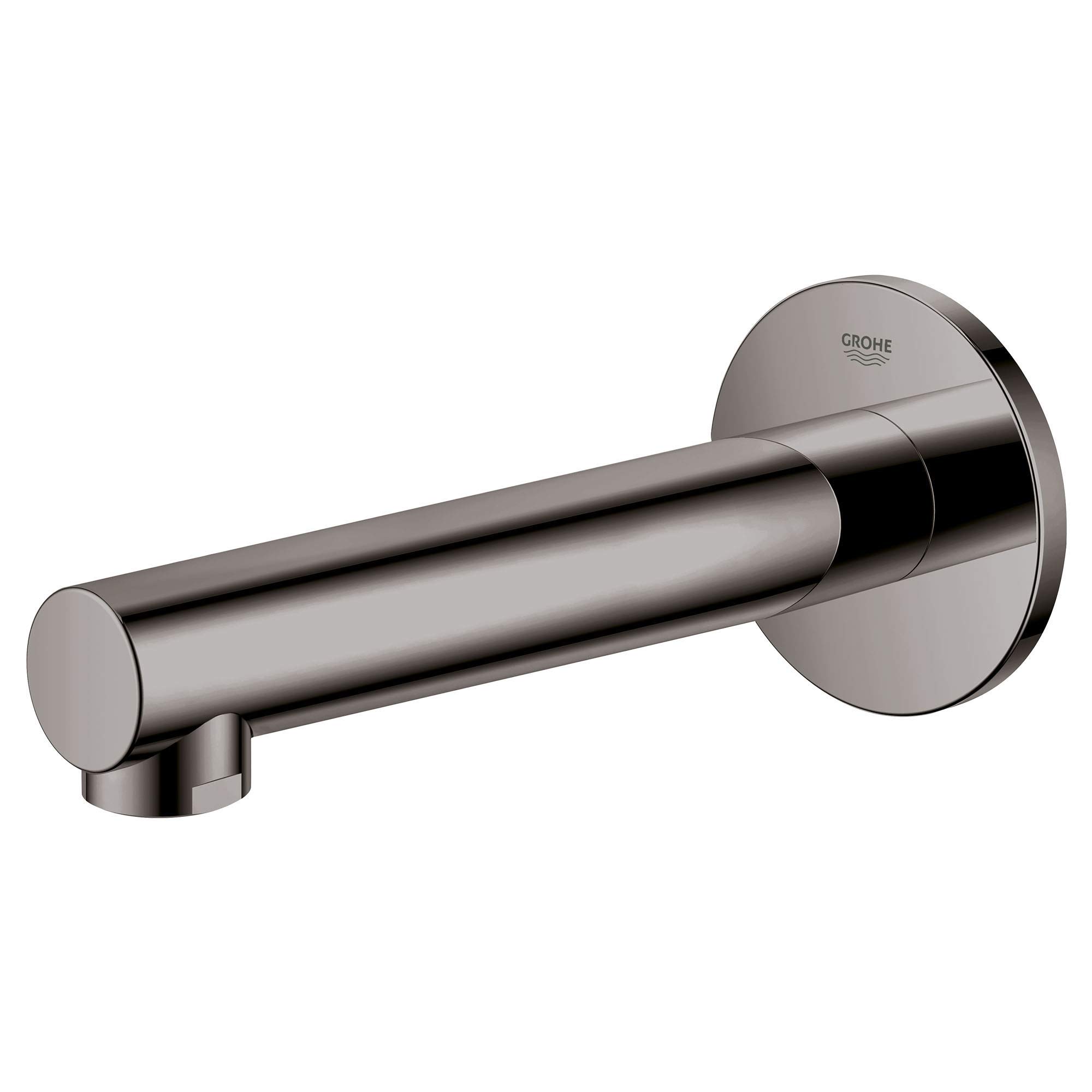 GROHE 13274A01 Concetto Bathtub Faucet Tub Spout - Premium Brass Construction in Hard Graphite Finish | Perfect for Modern Bathroom Renovations & Spa-Like Bathtub Upgrades