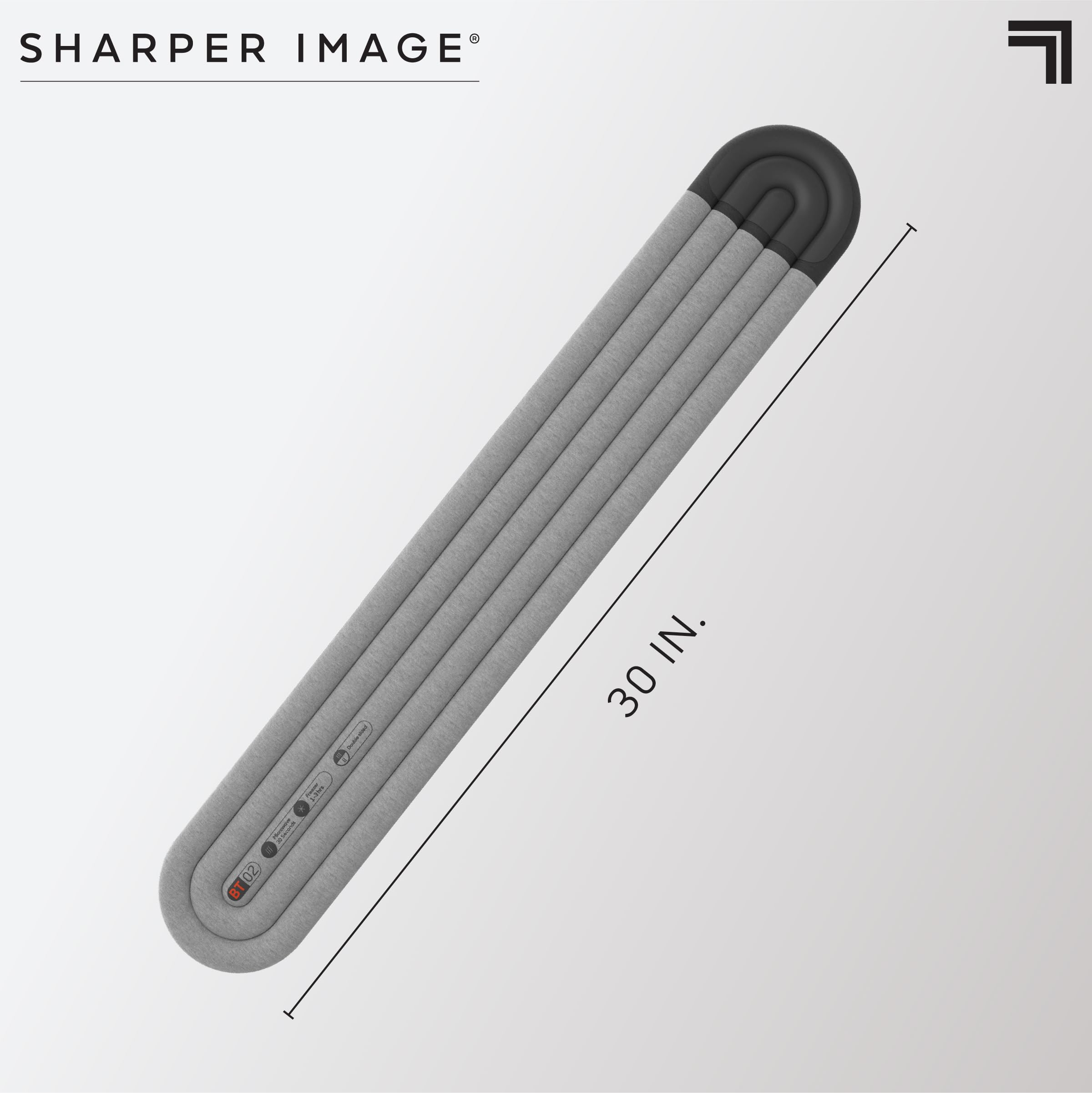 Sharper Image Compression Wrap with Hot & Cold Therapy Gel Pack - Adjustable Straps for Elbows, Knees, Back & Stomach - Post-Workout Recovery & Pain Relief for Athletes & Active Lifestyles