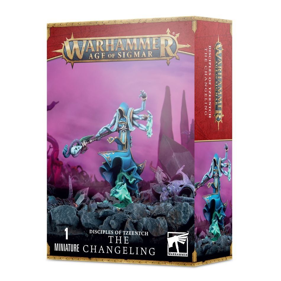 Disciples of Tzeentch The Changeling - Warhammer 40K Chaos Daemon Miniature for Tabletop Gaming & Collecting | Perfect for Wargaming Battles & Fantasy Roleplay Scenes