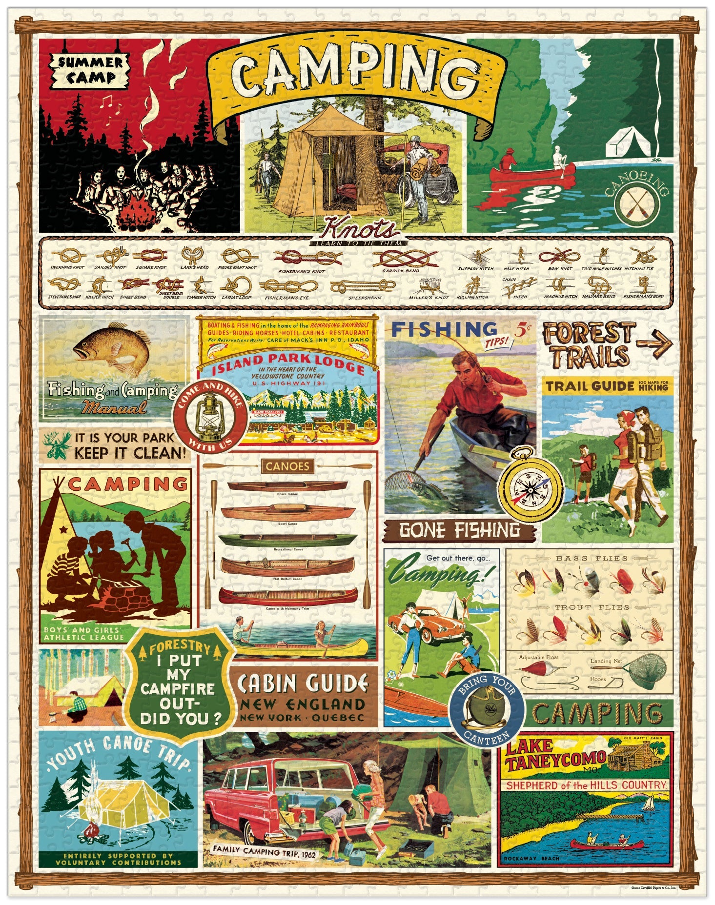 1000 Piece Jigsaw Puzzle for Adults - Scenic Camping Landscape - Challenging Puzzle Game for Family Night & Relaxation - Perfect for Camping Enthusiasts & Nature Lovers
