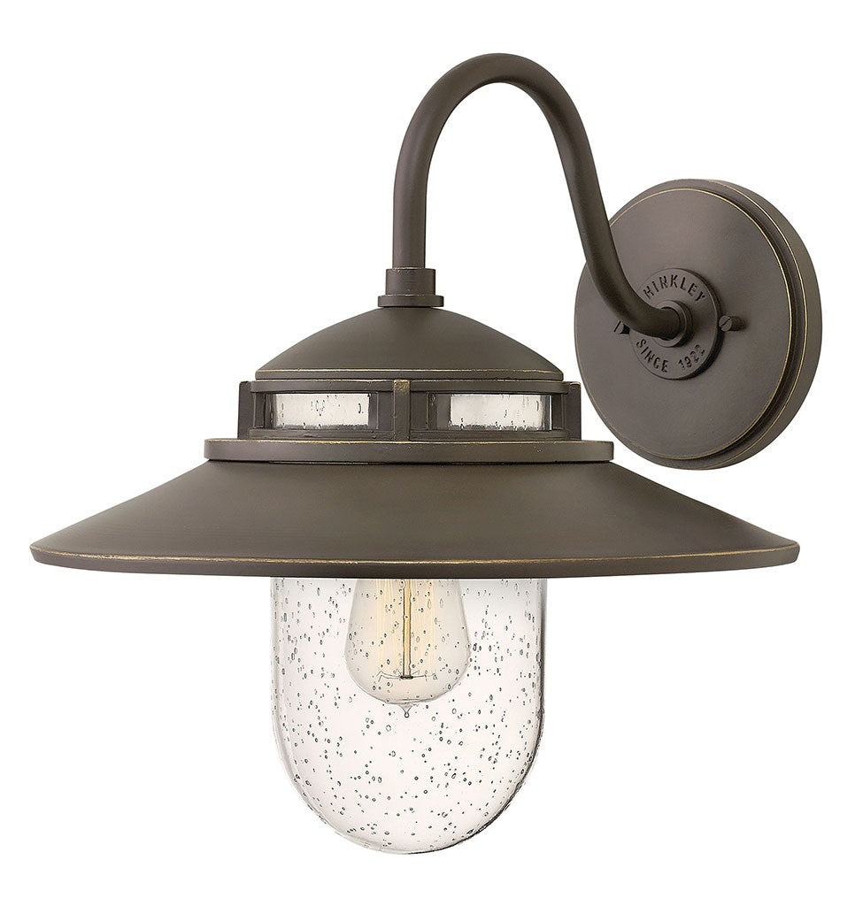 Atwell LED Wall Mount Light Fixture in Oil Rubbed Bronze - Modern Sconce for Bedroom, Hallway & Outdoor Lighting