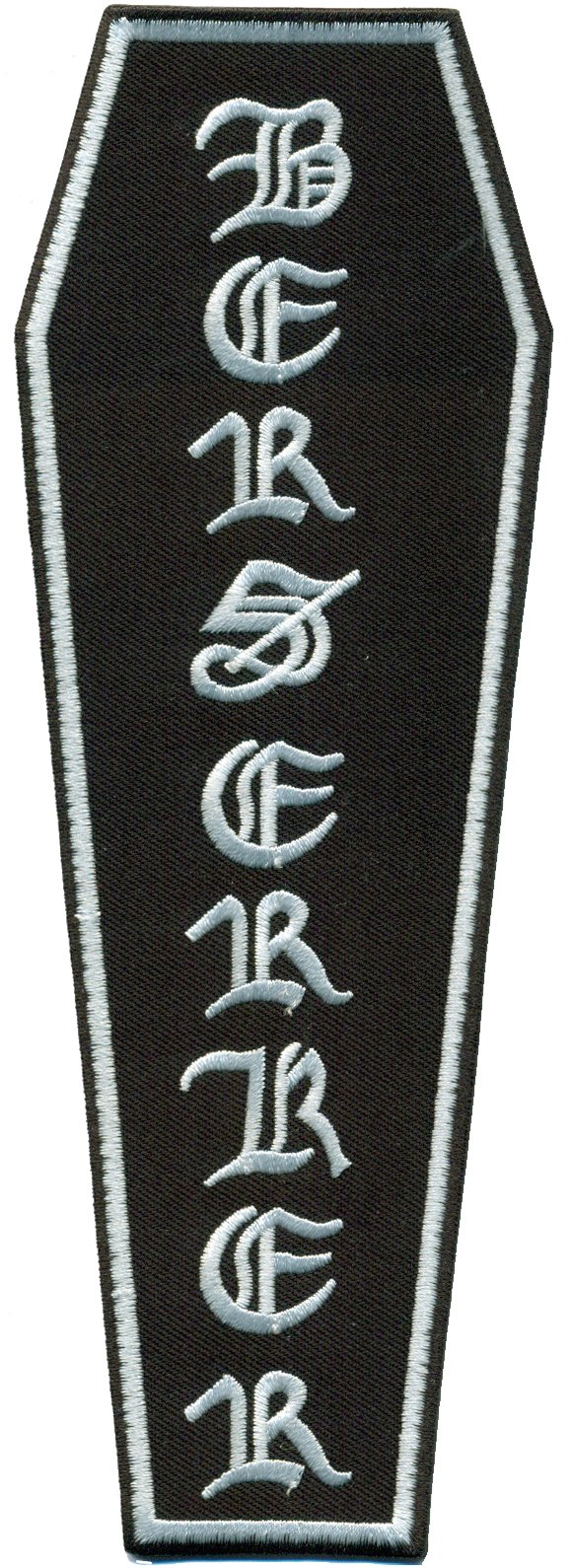 Berserker BLS Black Label Society Motorcycle Biker Iron-On Patch Badge - Perfect for Jackets, Vests & Gear Customization