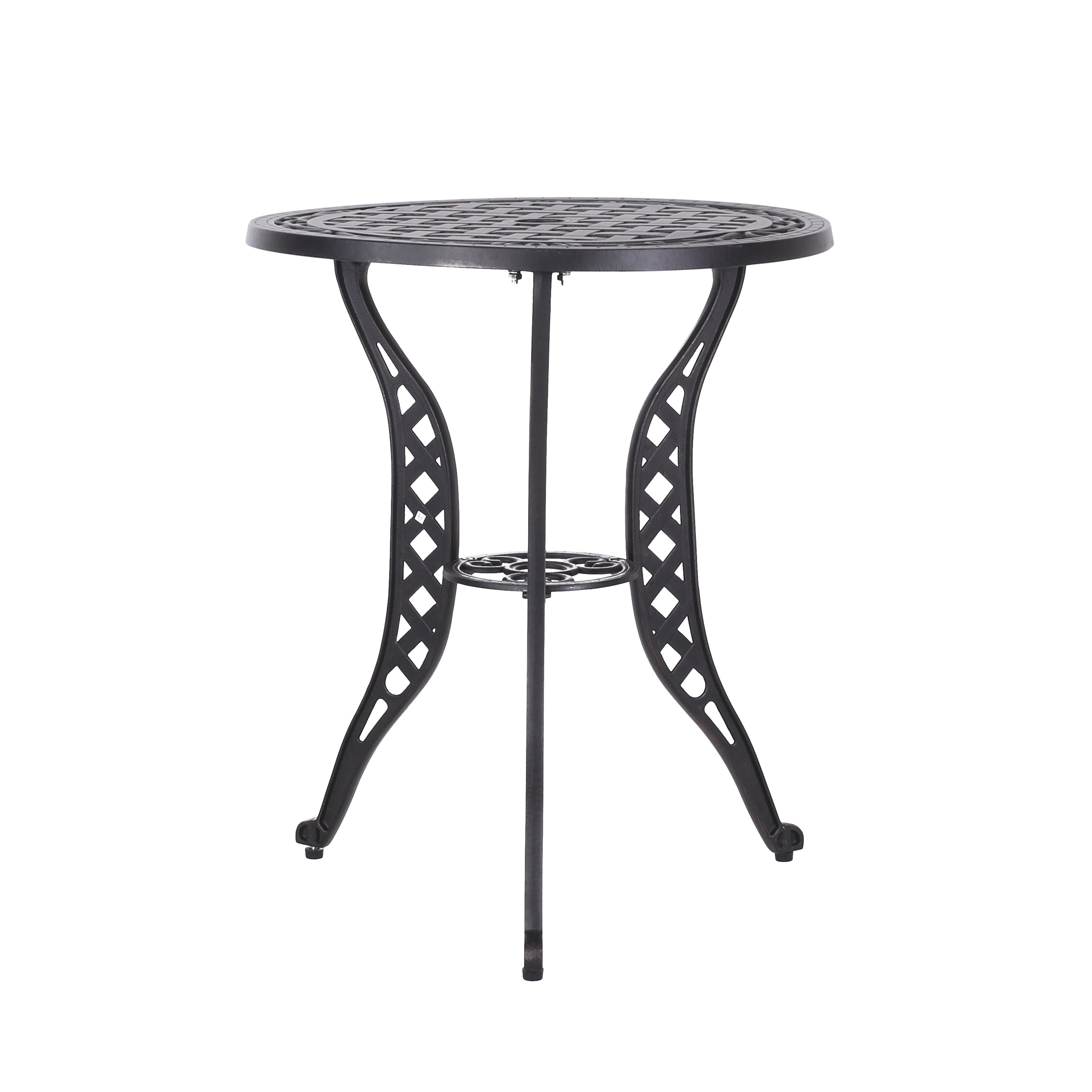 Premium Bistro Set with Metal Frame - Outdoor Patio Dining Furniture for Garden, Poolside & Backyard Relaxation