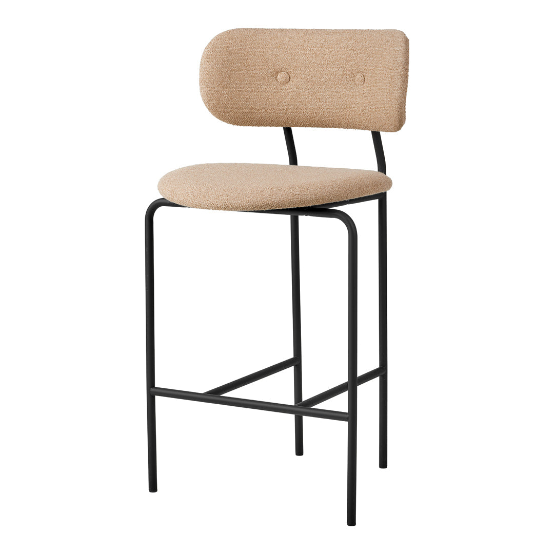 Coconut Counter Height Bar Stool - Modern Kitchen Island Stool for Dining & Entertaining - Perfect for Breakfast Bars, Kitchen Islands & Home Decor