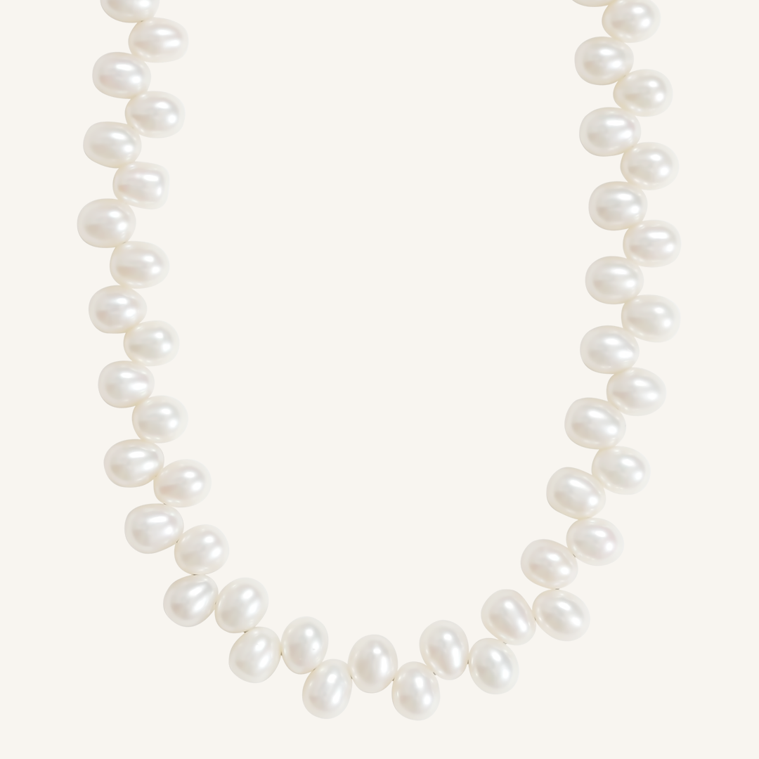 6mm Alaska Pearl Necklace - Elegant & Timeless Jewelry for Women, Perfect for Weddings, Parties & Special Occasions