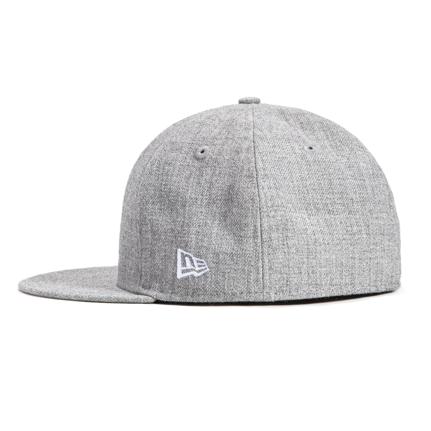 New Era 59Fifty Blank Fitted Hat - Heather Gray Adjustable Baseball Cap for Men & Women - Perfect for Sports, Casual Wear & Street Fashion