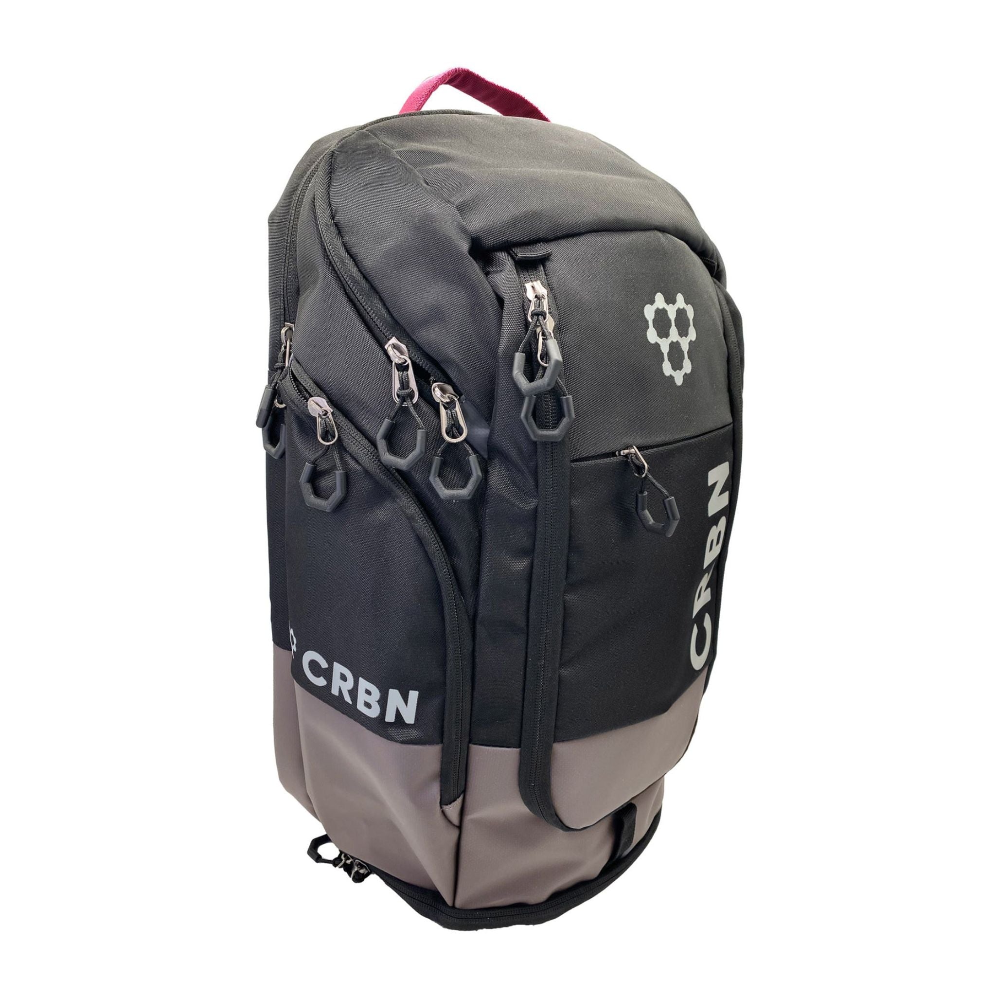 CRBN Pro Team Backpack - Durable Waterproof Laptop Backpack for Men & Women [Black & Grey] - Perfect for Work, Travel, Gym & Outdoor Adventures