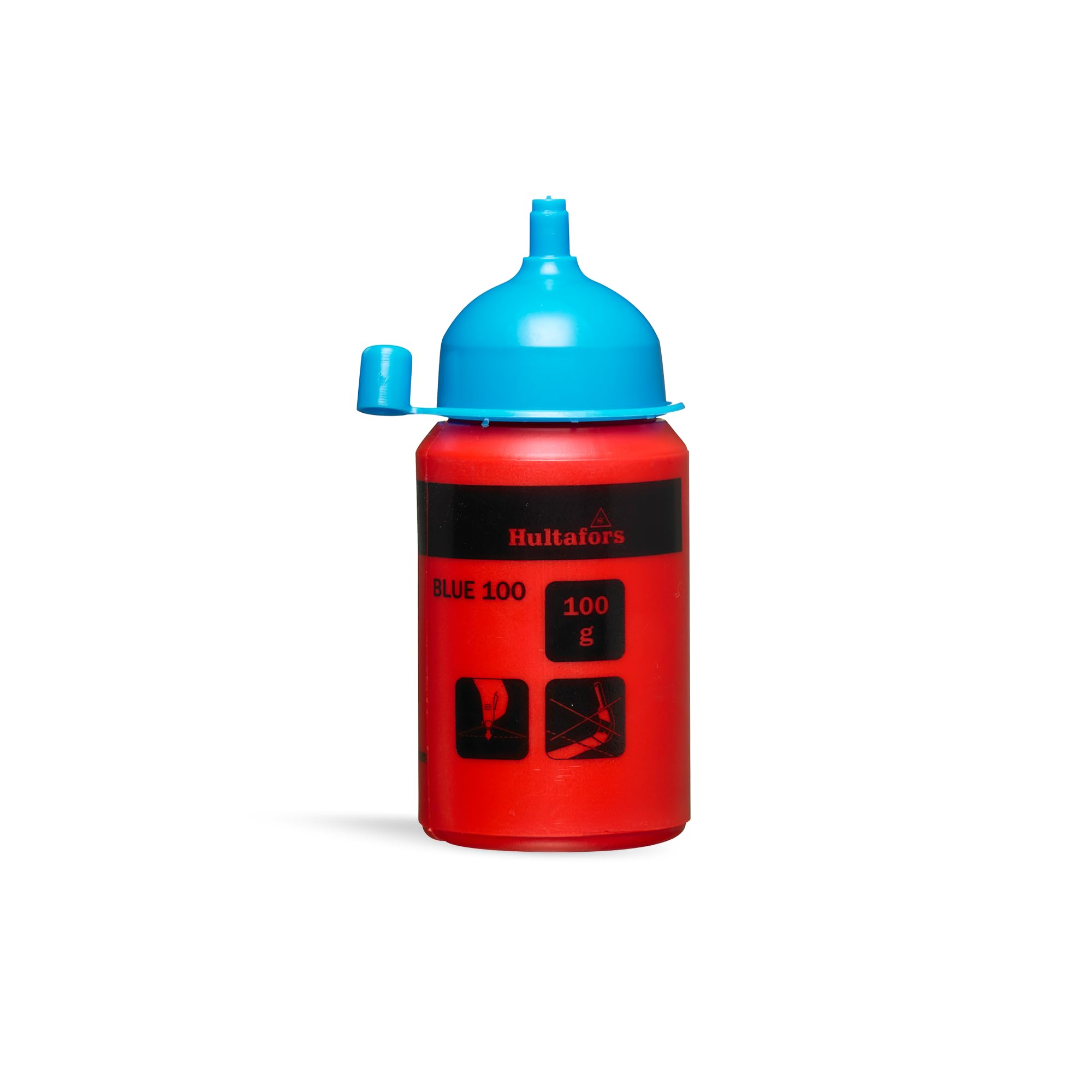 Hultafors 652523 Blue 100 Chalk Line Chalk - Red & Blue for Construction, Carpentry, and DIY Projects