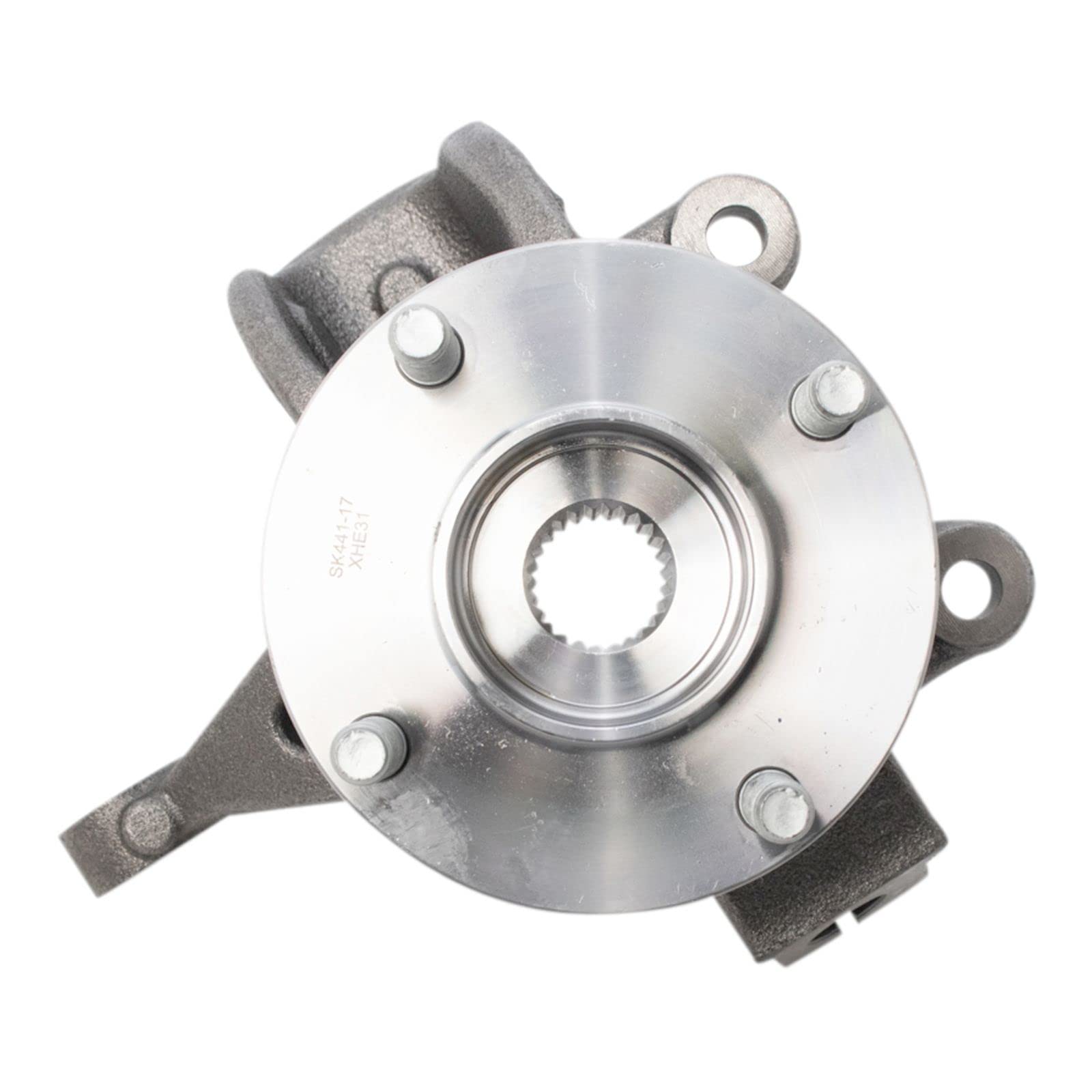 Complete Right Wheel Hub Bearing & Steering Knuckle Assembly for 2006-2011 Ford Focus - Perfect for Smooth Ride & Easy DIY Replacement