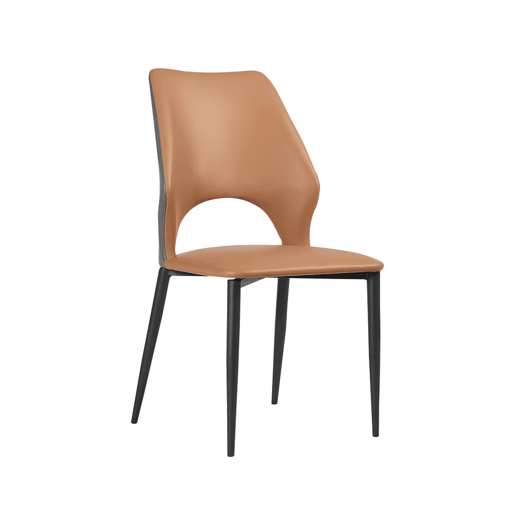 Hadley Dining Chair - Modern Wooden Dining Room Chair with Upholstered Seat - Comfortable & Stylish for Home, Kitchen, Restaurant, and Office Use