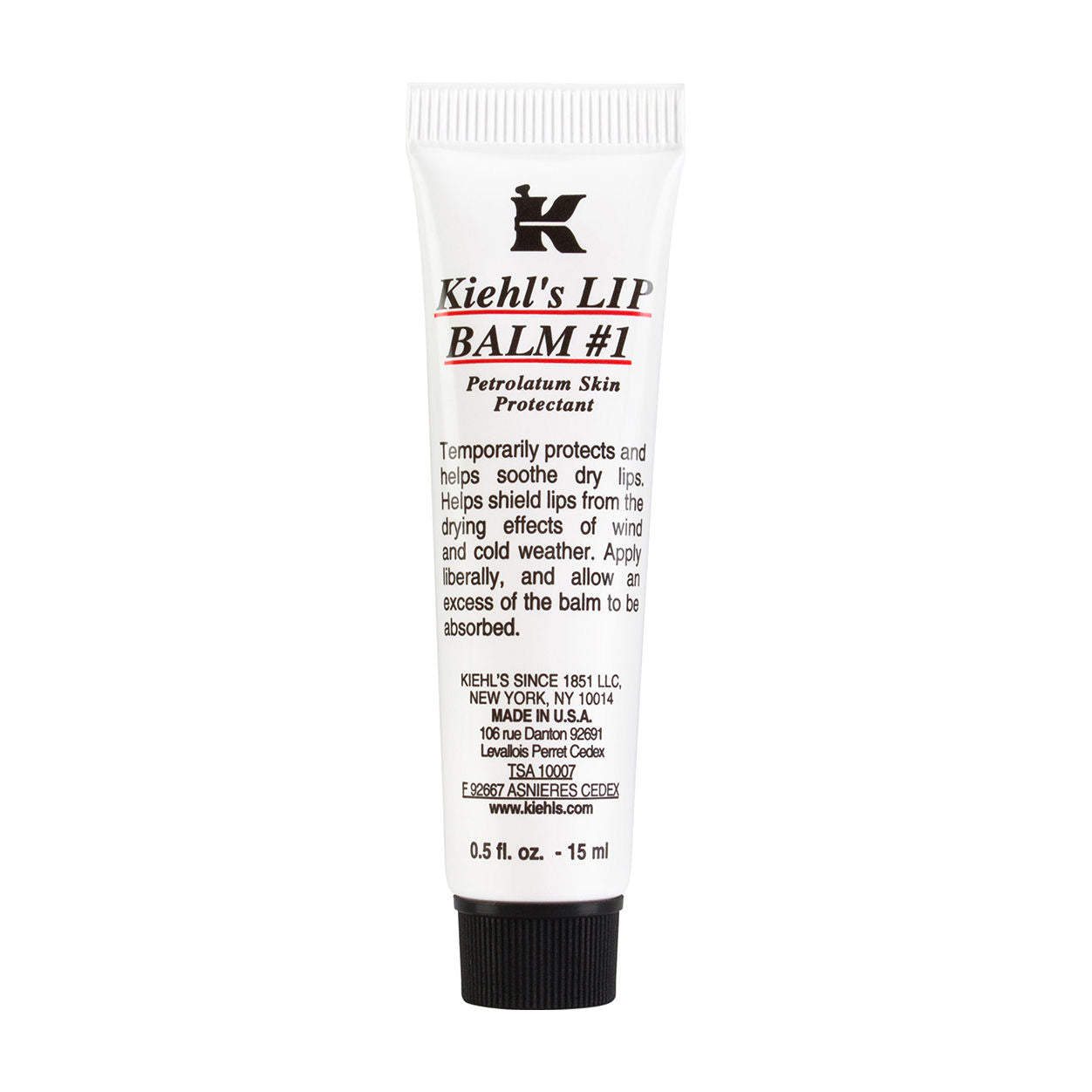 Kiehl's Since 1851 #1 Lip Balm - Ultra Moisturizing & Nourishing for Dry, Chapped Lips - Perfect for Winter Skincare & Daily Hydration