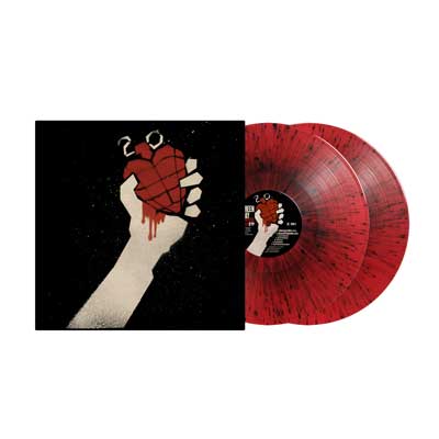 Green Day - American Idiot 20th Anniversary Limited Edition Red & Black Splatter Vinyl 2LP Record | Punk Rock Music Collectible for Home Decor & Audiophile Listening