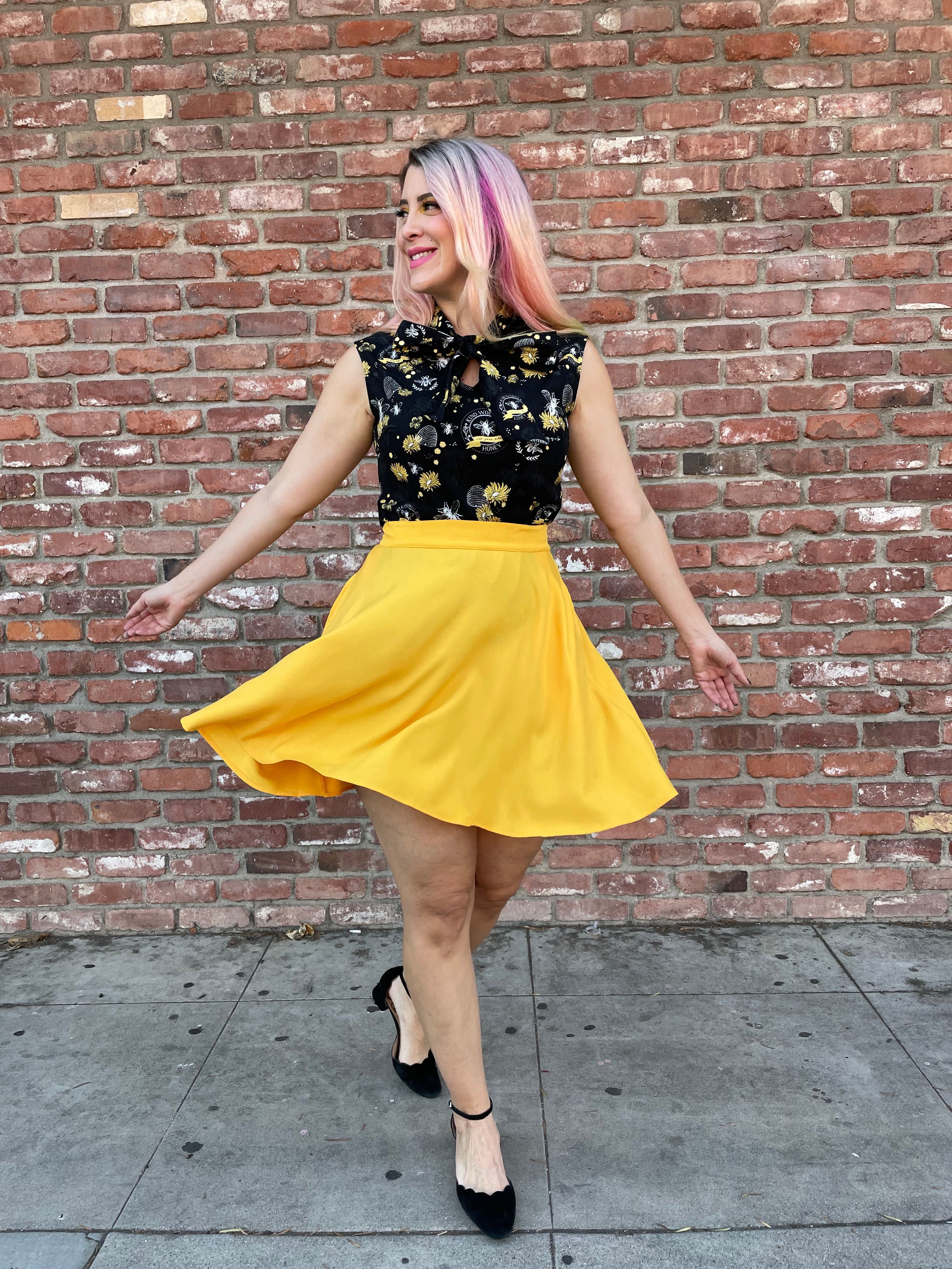 Bee Kind Bow Top - Cute Floral Hair Bow for Girls | Perfect for Parties, Weddings & Everyday Outfits