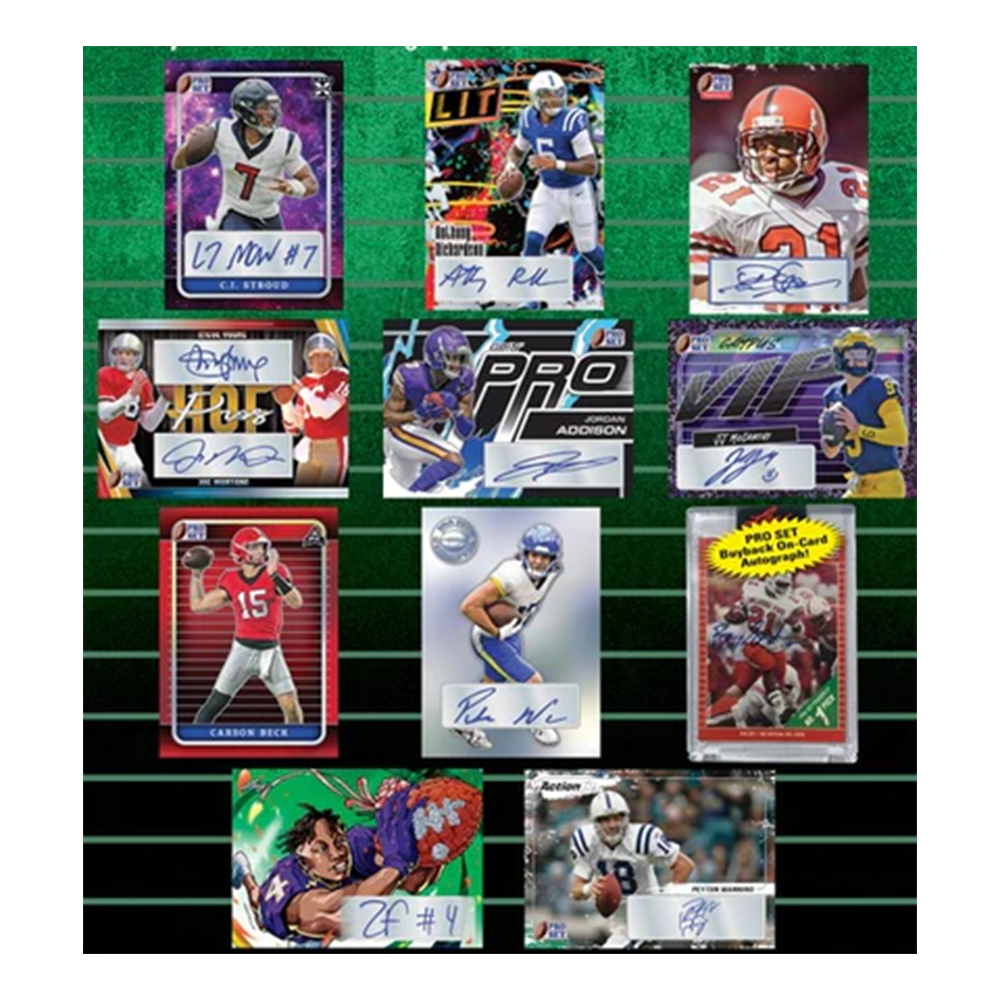 2023 Leaf Pro Set Metal Football Trading Cards - Complete Set for Collectors & Investors | Perfect for Sports Memorabilia, Gifts & Trading Card Games