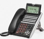 NEC DTZ-24D-3(BK) DT430 Digital 24-Button Display Business Phone - Black - Office Communication System for Call Centers & Corporate Environments