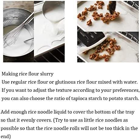 **DAREV Electric Rice Noodle Roll Maker - 2-Layer Stainless Steel Steamer with 3 Trays for Authentic Cantonese Cheung Fun | Perfect for Home Kitchens & Dim Sum Restaurants**