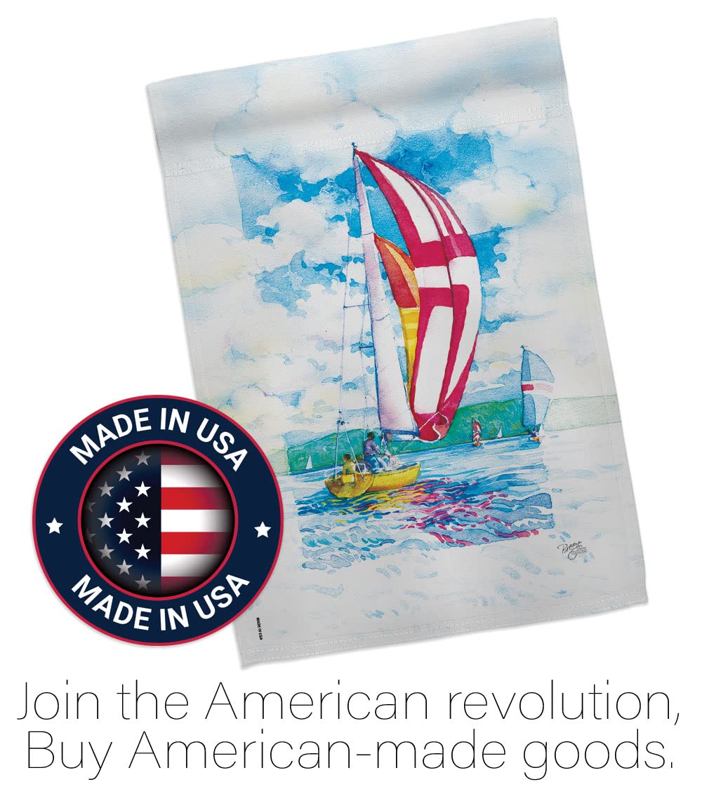 Sailboat Decorative House Flag Set 28