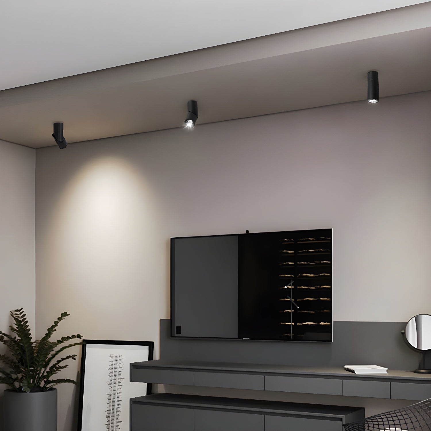 Maxwell Pivot Surface Downlight - Adjustable LED Ceiling Light for Modern Home & Office Lighting | Perfect for Living Room, Bedroom, and Kitchen