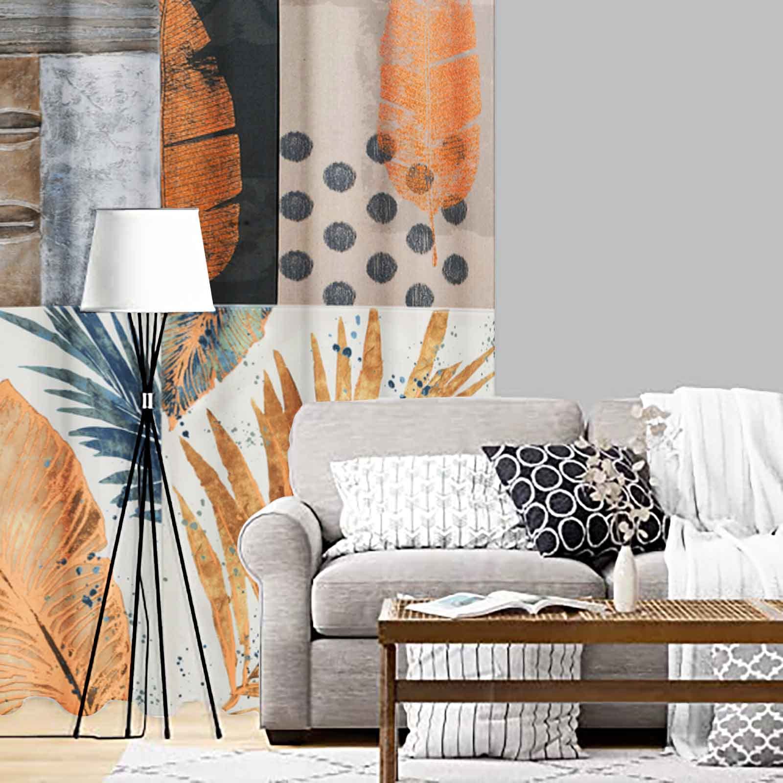 Abstract Window Valance Curtains 42x63