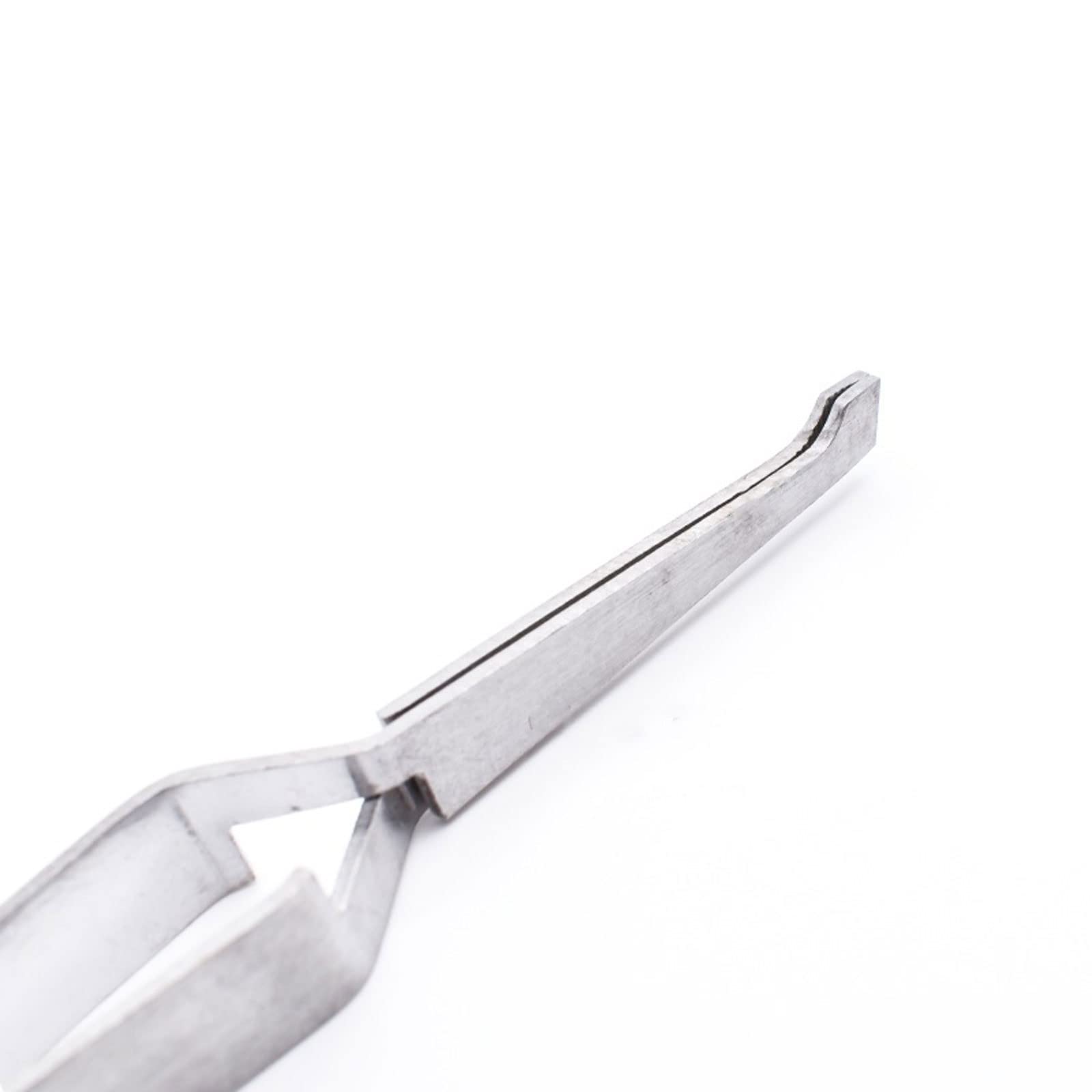 TEMKIN Professional Crystal Nail Tweezers - Multi-Purpose Nail Shaping Clip for Nail Enhancement, Extension & Therapy - Perfect for Salon, DIY Manicure & Nail Art