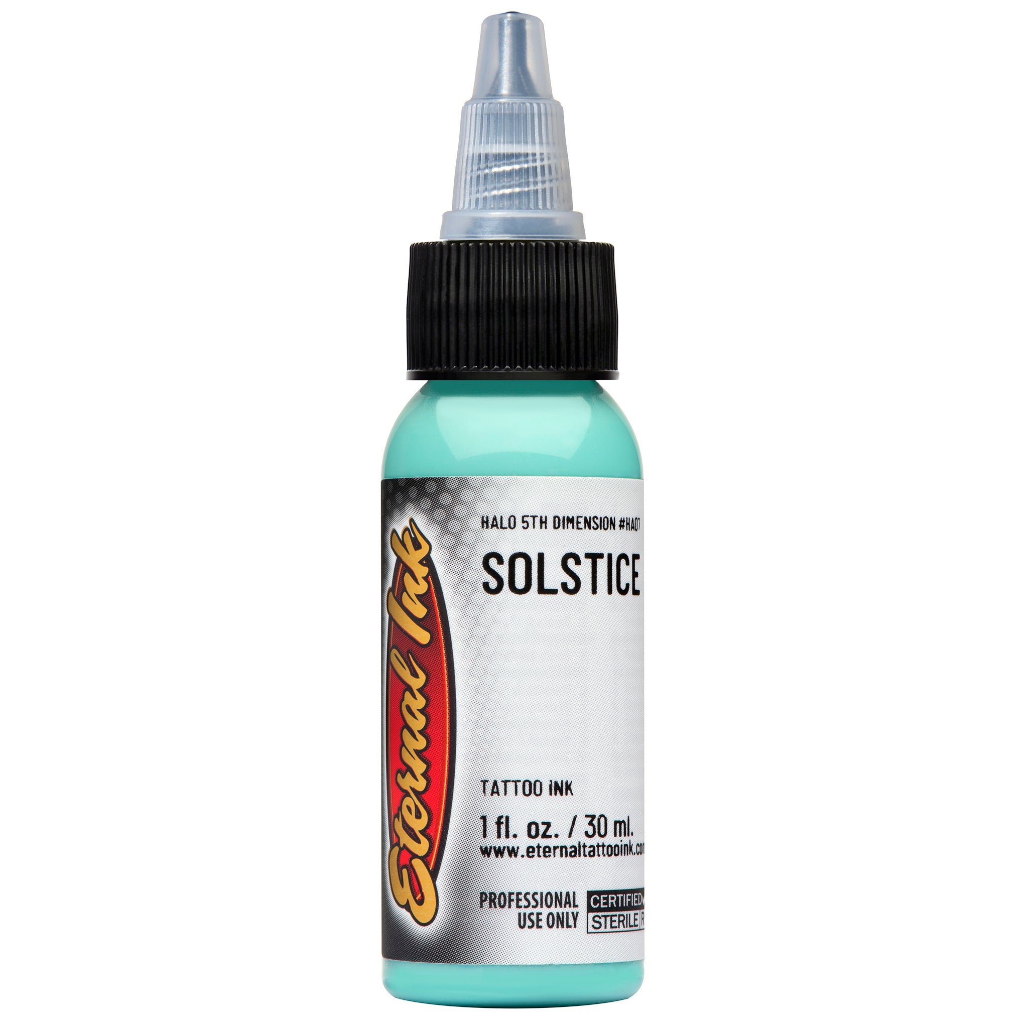 Eternal Halo Solstice Ink - 1oz Premium Tattoo Ink for Professional Artists - Perfect for Tattoo Studios, Body Art & Permanent Makeup