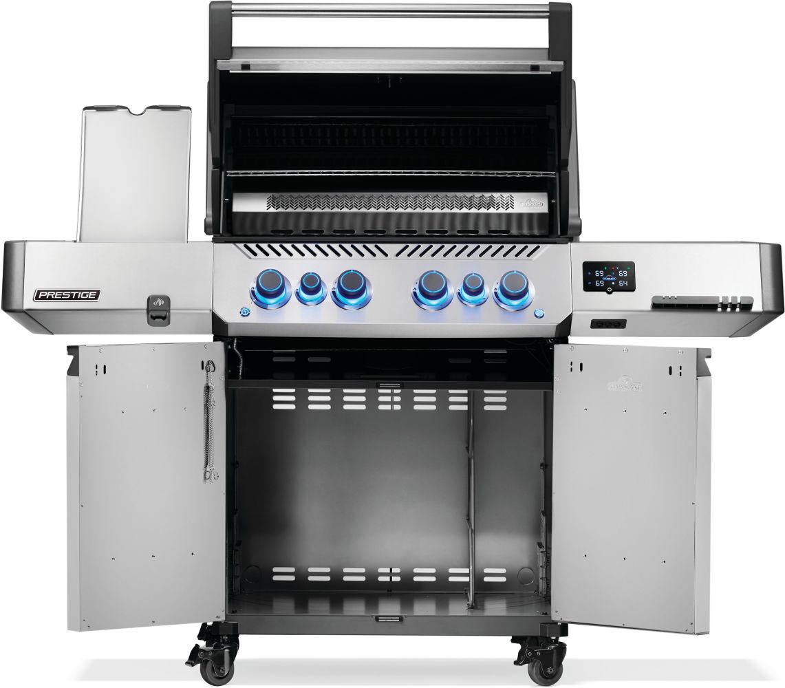 Napoleon Prestige 500 RSIB Propane Gas Grill with Smart Connected Technology - Perfect for Backyard BBQs, Outdoor Cooking & Patio Entertaining