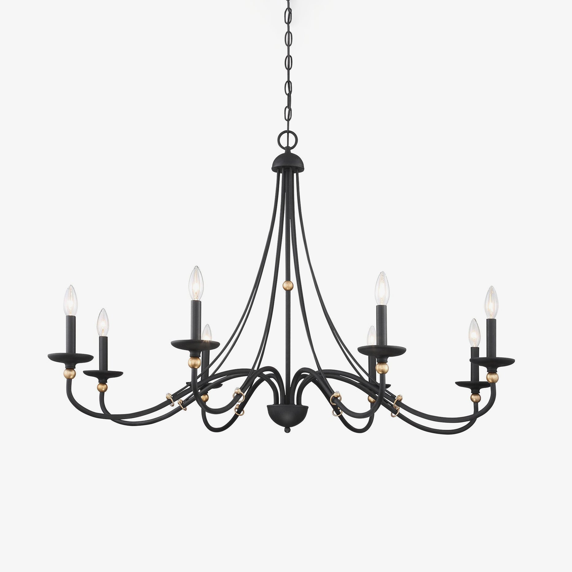 Elegant Eleanor Crystal Chandelier - Modern Dining Room Lighting Fixture for Home Decor | Perfect for Living Room, Bedroom & Entryway