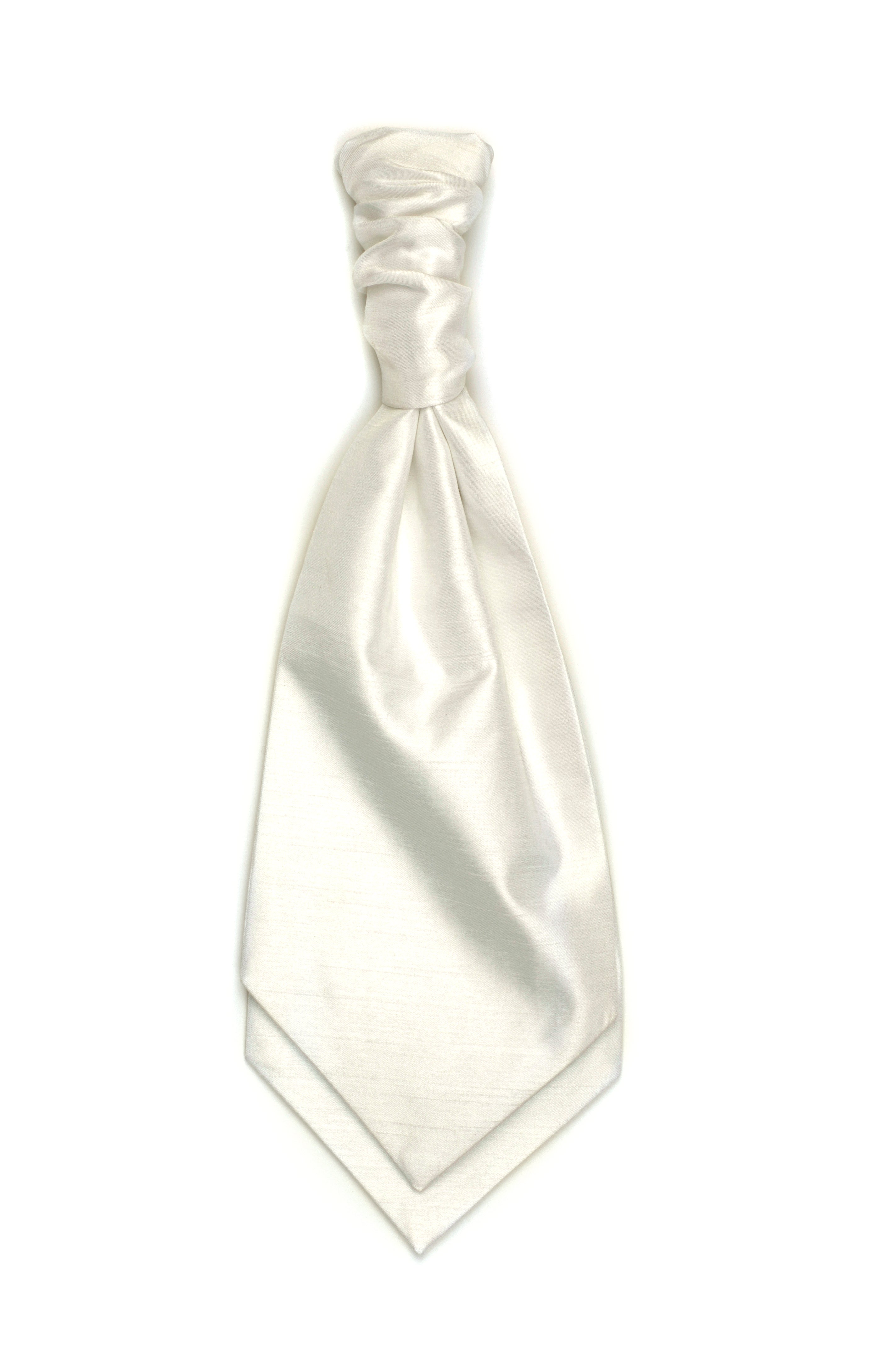 Elegant Ruche Cravat Tie - Premium Quality Formal Neckwear for Weddings & Business Events - Perfect for Groomsmen, Office Professionals & Special Occasions
