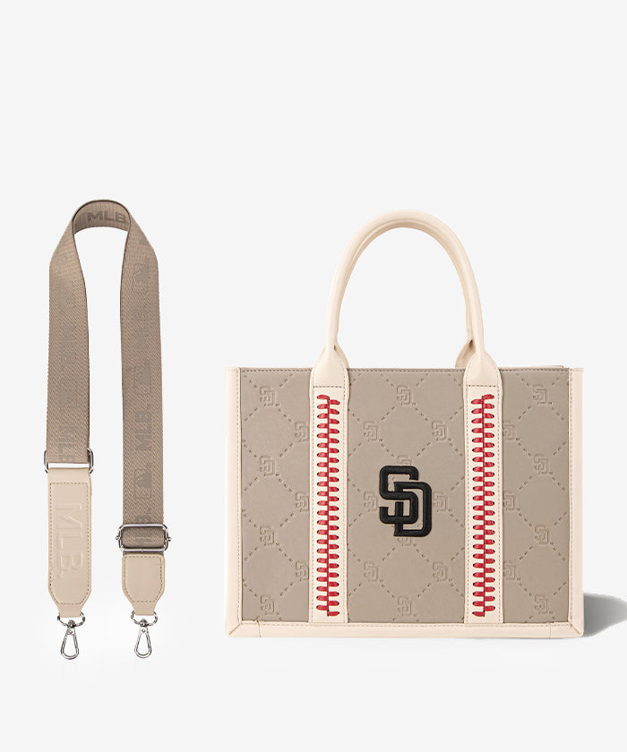 MLB San Diego Padres Tote Bag - Official MLB Licensed Reusable Shopping Bag for Baseball Fans - Perfect for Games, Beach & Grocery Shopping
