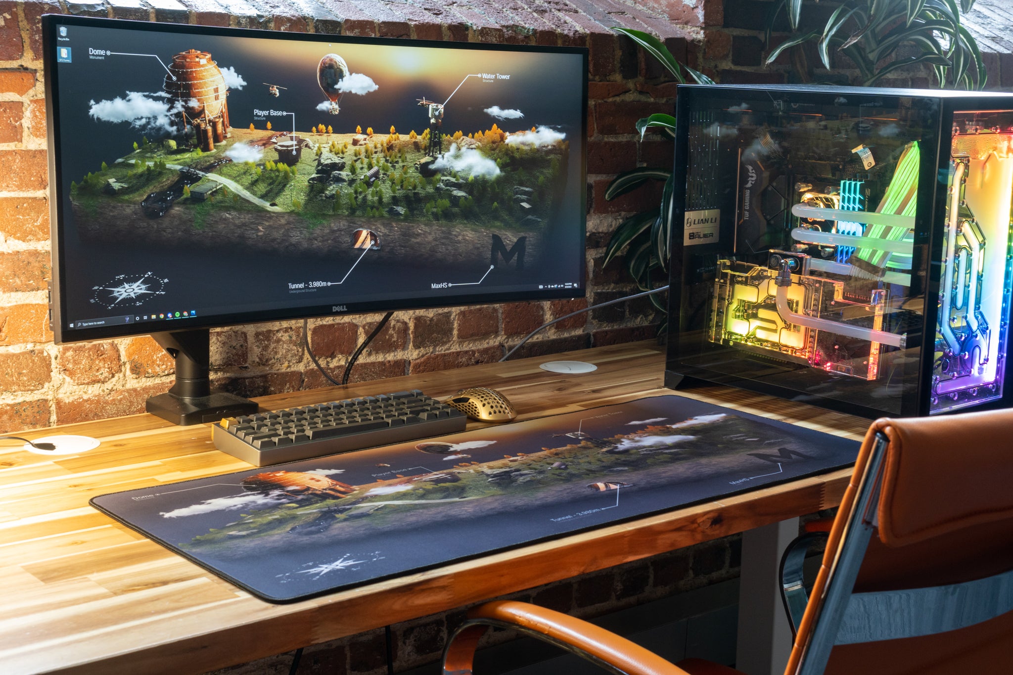 Limited Edition MaxHS Content Creator Collaboration Rust XL Gaming Mousepad - Perfect for Streamers, Gamers & Office Work